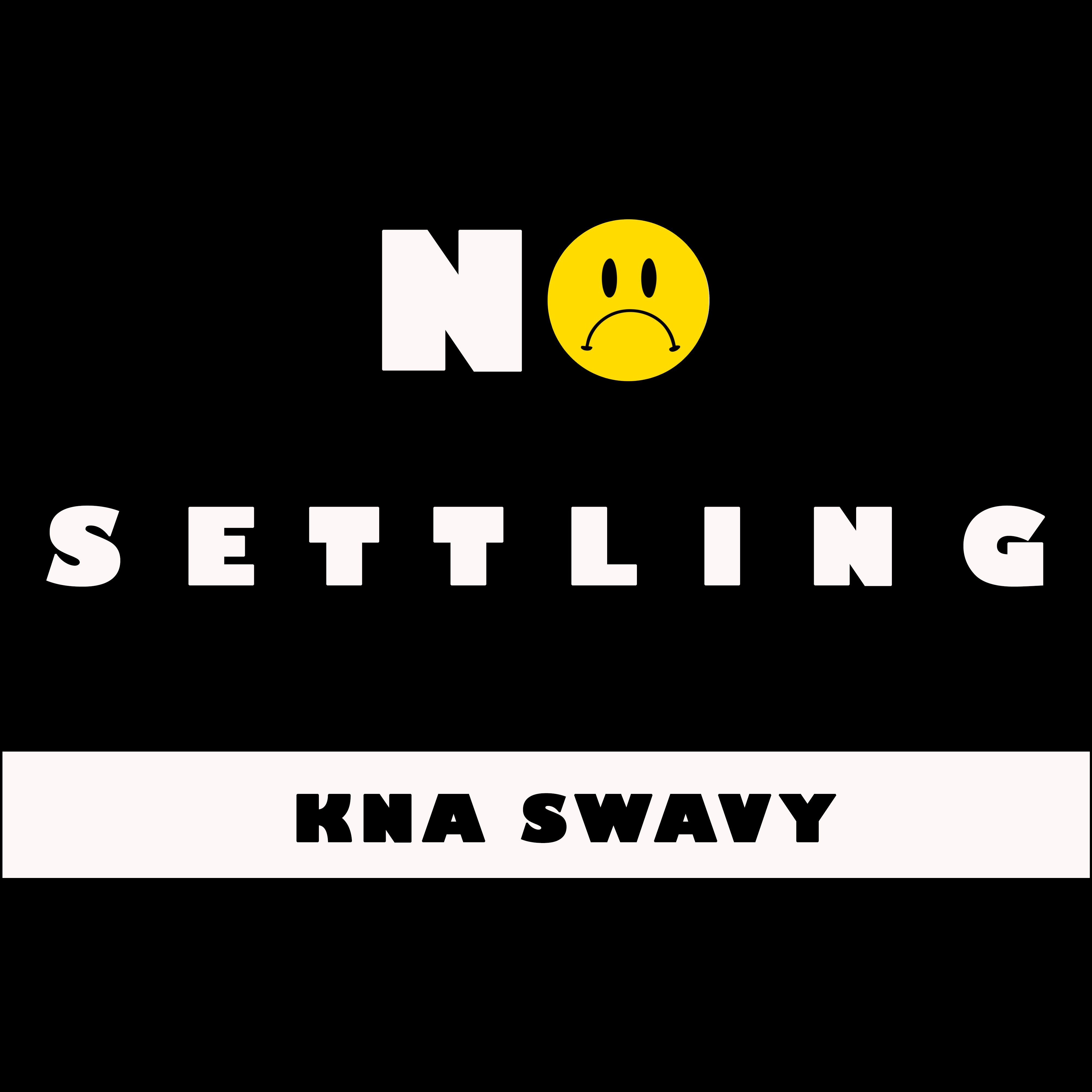 No Settling artwork