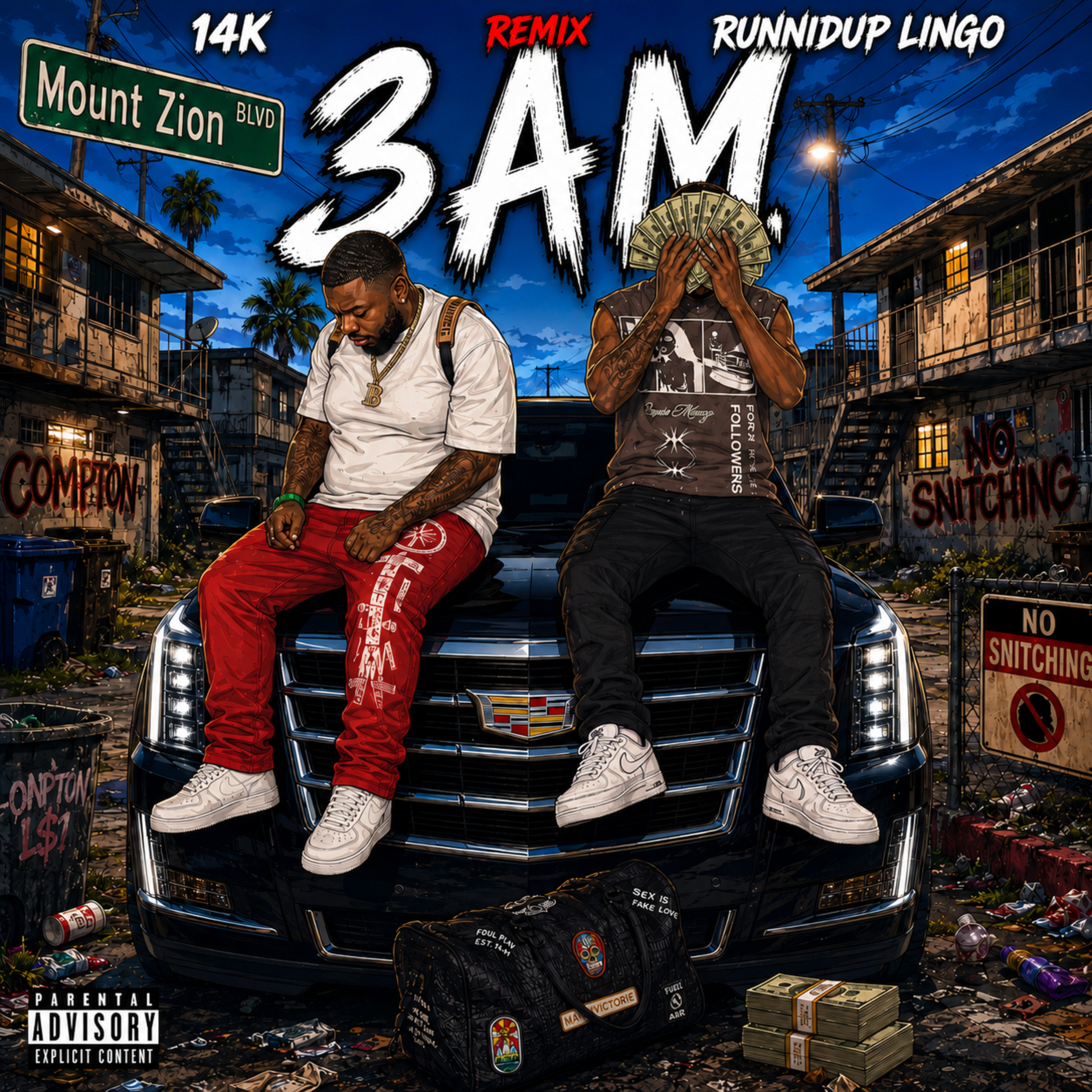 3am (Remix) by 14K cover art