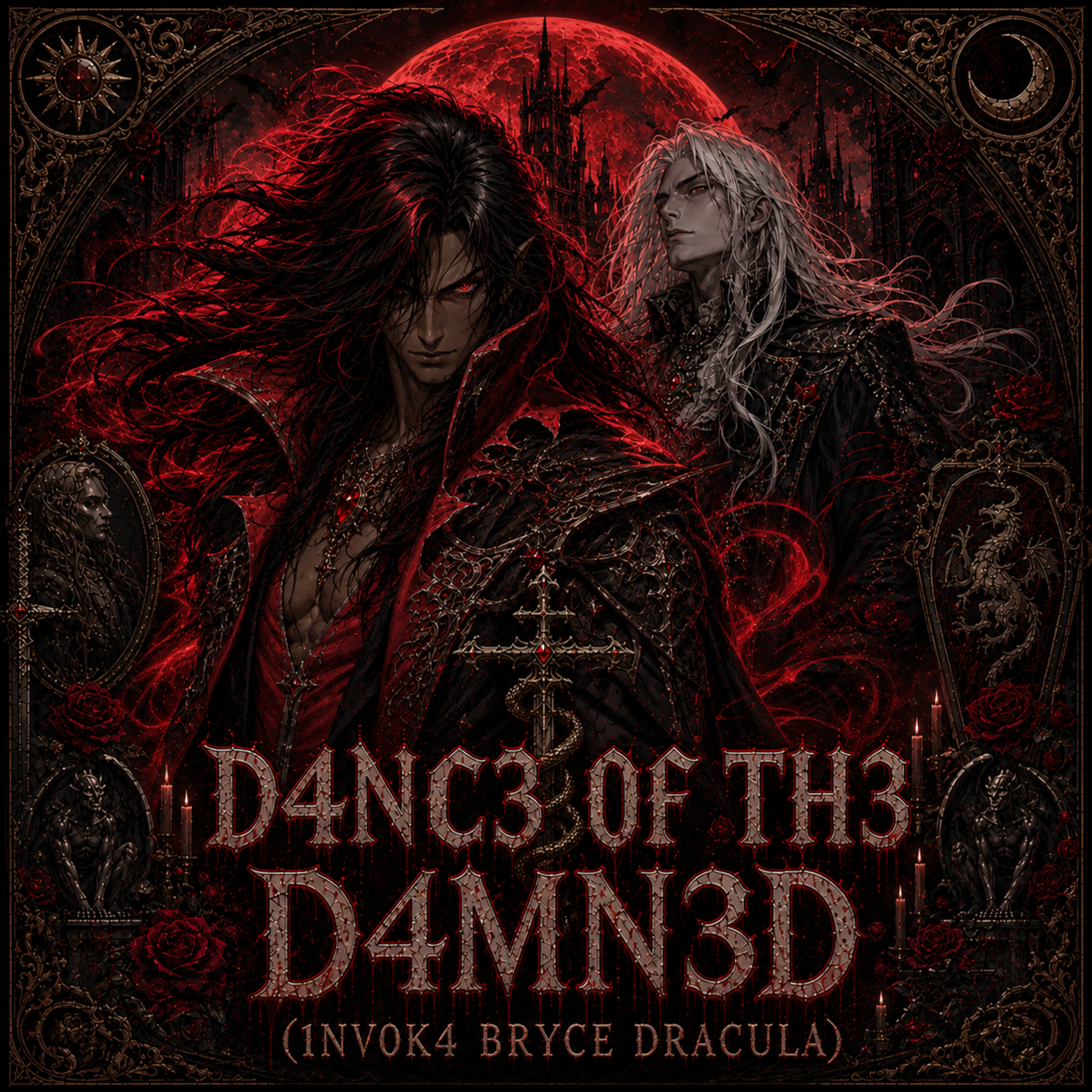 D4NC3 0F TH3 D4MN3D (1NV0K4) by V4!NT1 cover art
