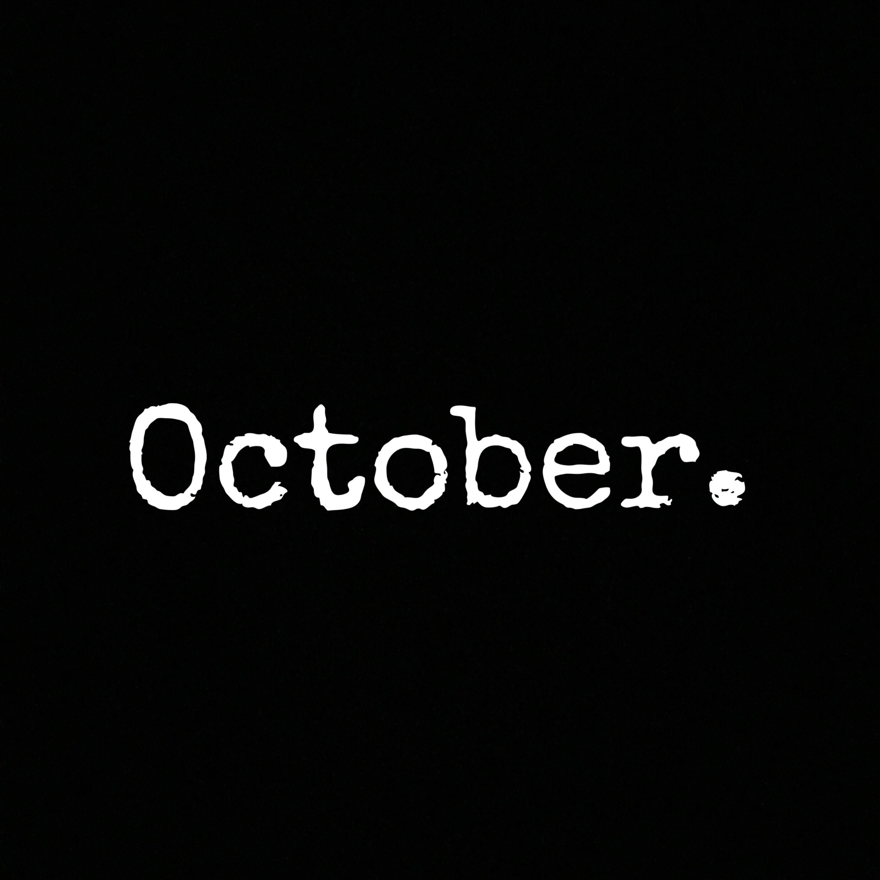 October. artwork