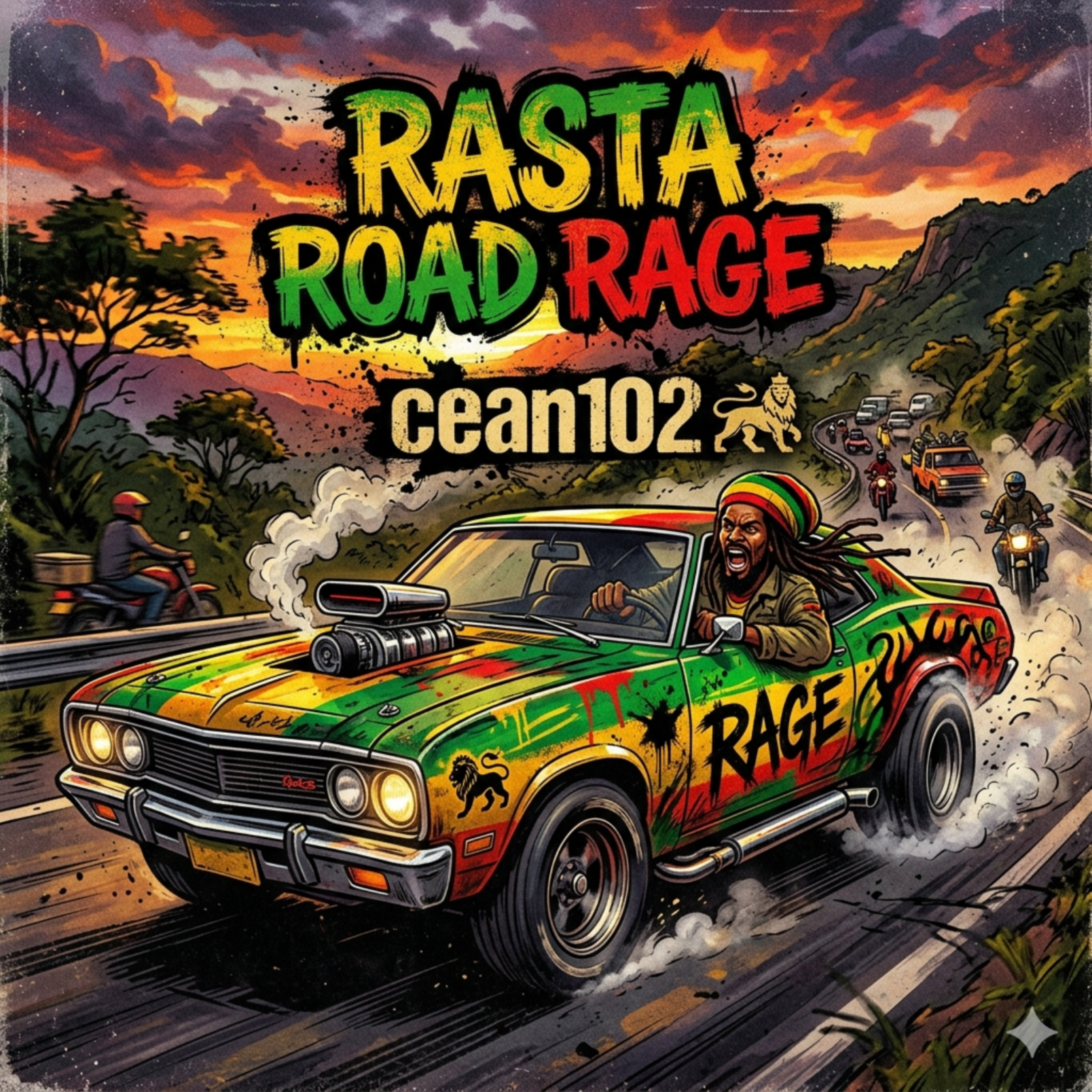 Rasta Road Rage artwork