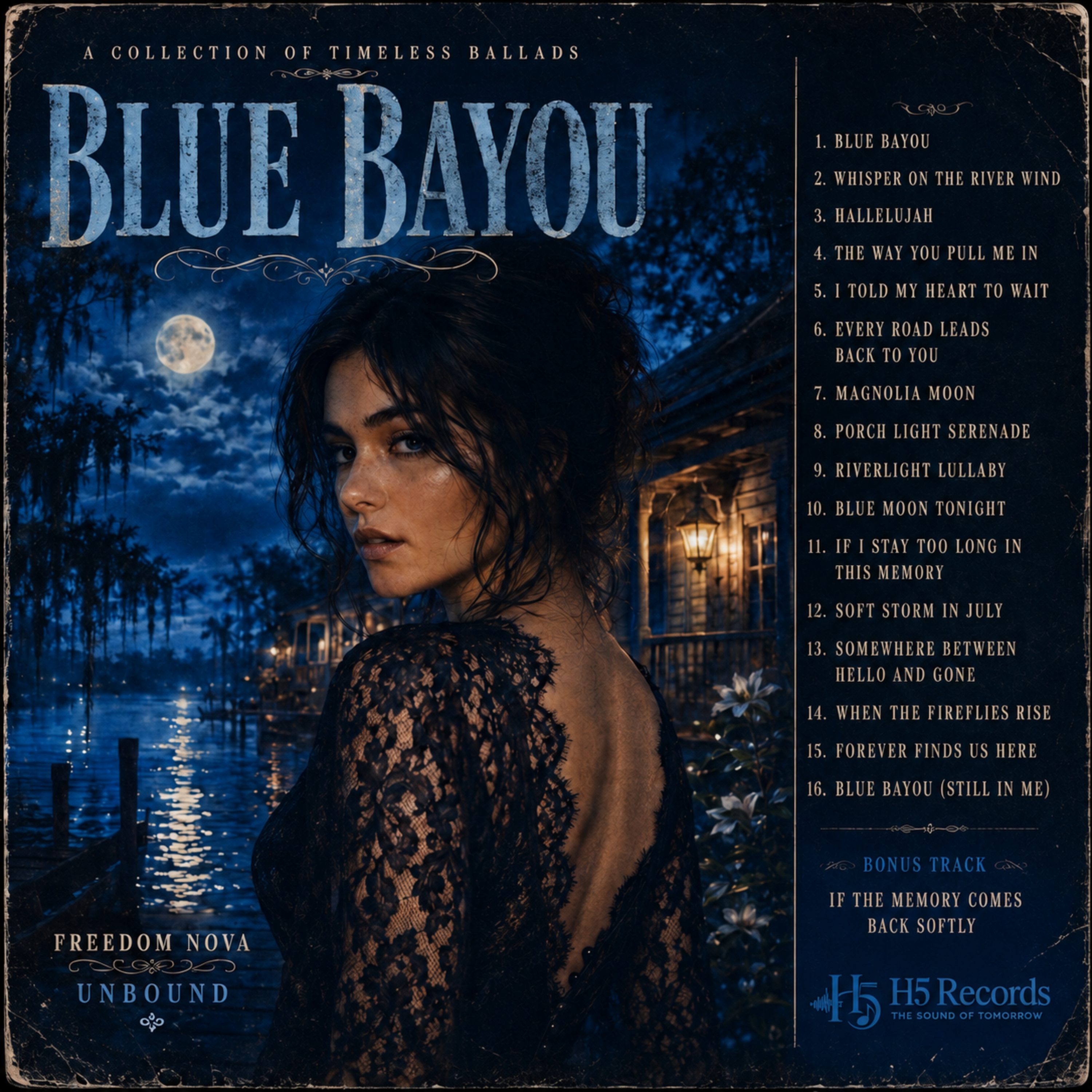 Blue Bayou (A Collection of Timeless Ballads) by Freedom Nova Unbound cover art