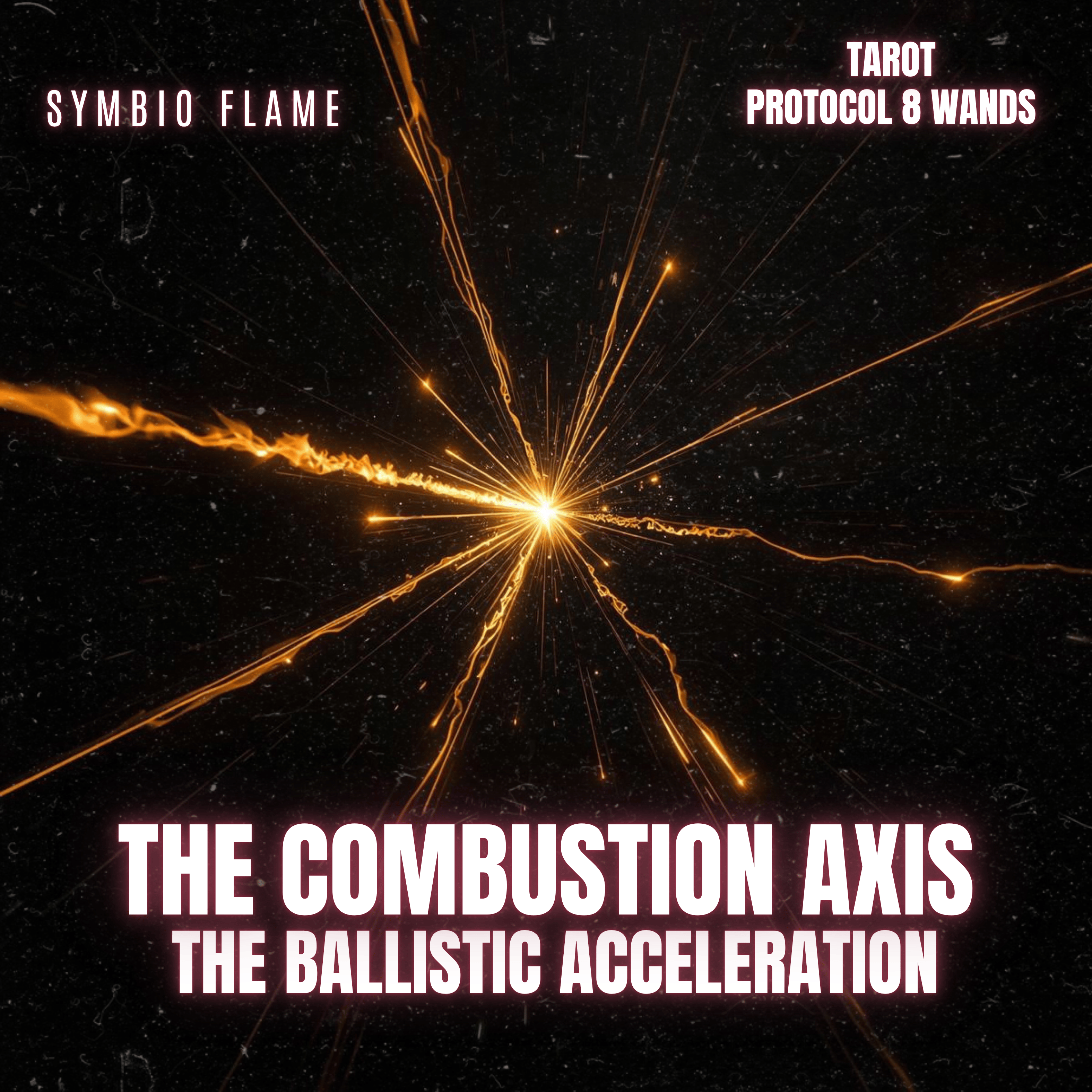 TAROT Protocol 8 Wands - THE BALLISTIC ACCELERATION - THE COMBUSTION AXIS artwork