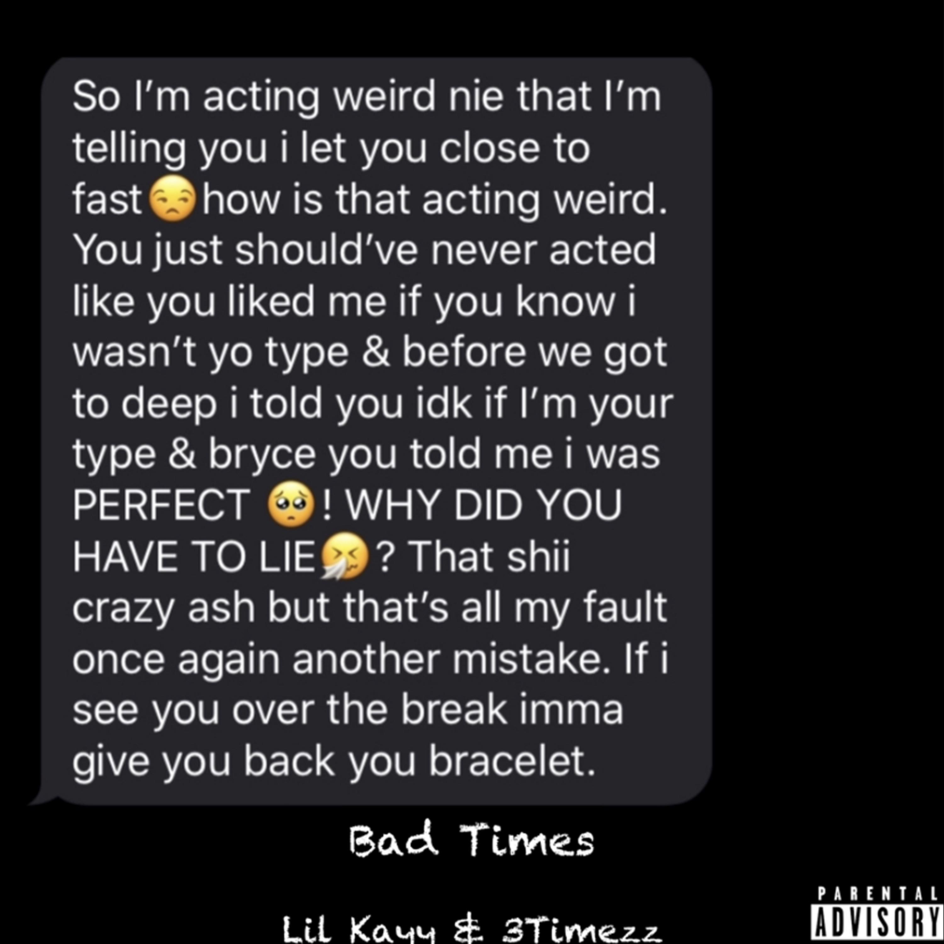 Bad Times artwork