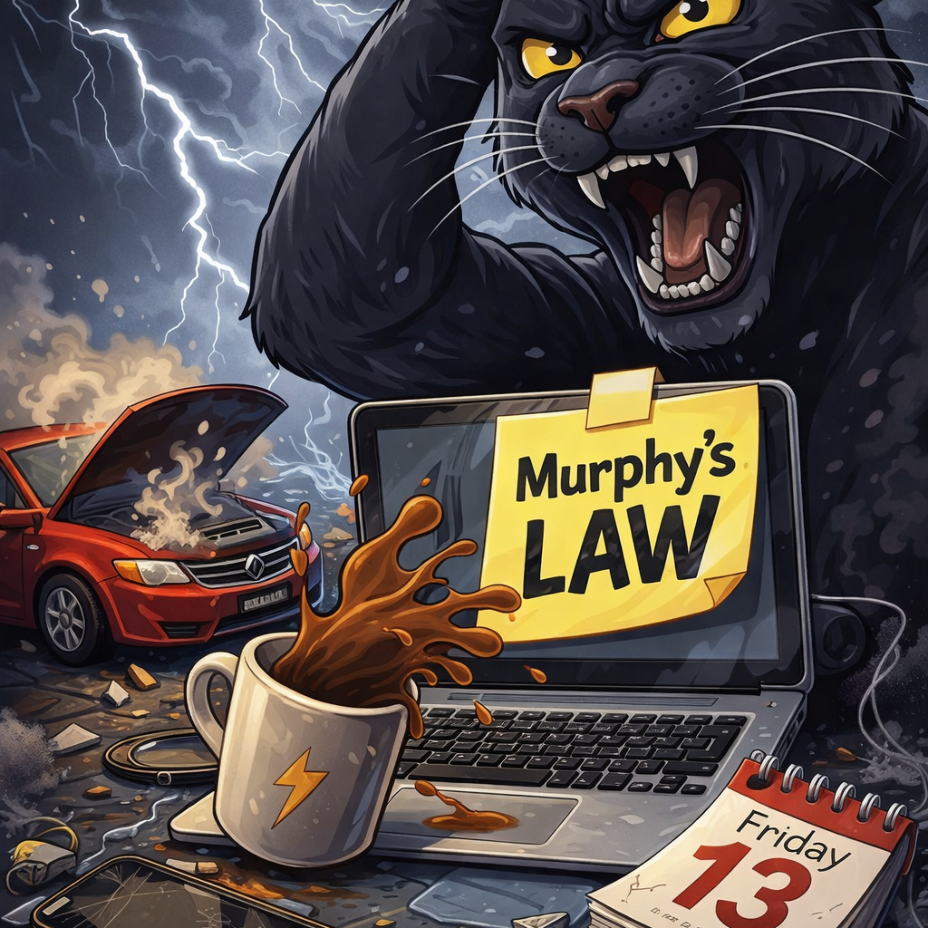 Murphy law! artwork