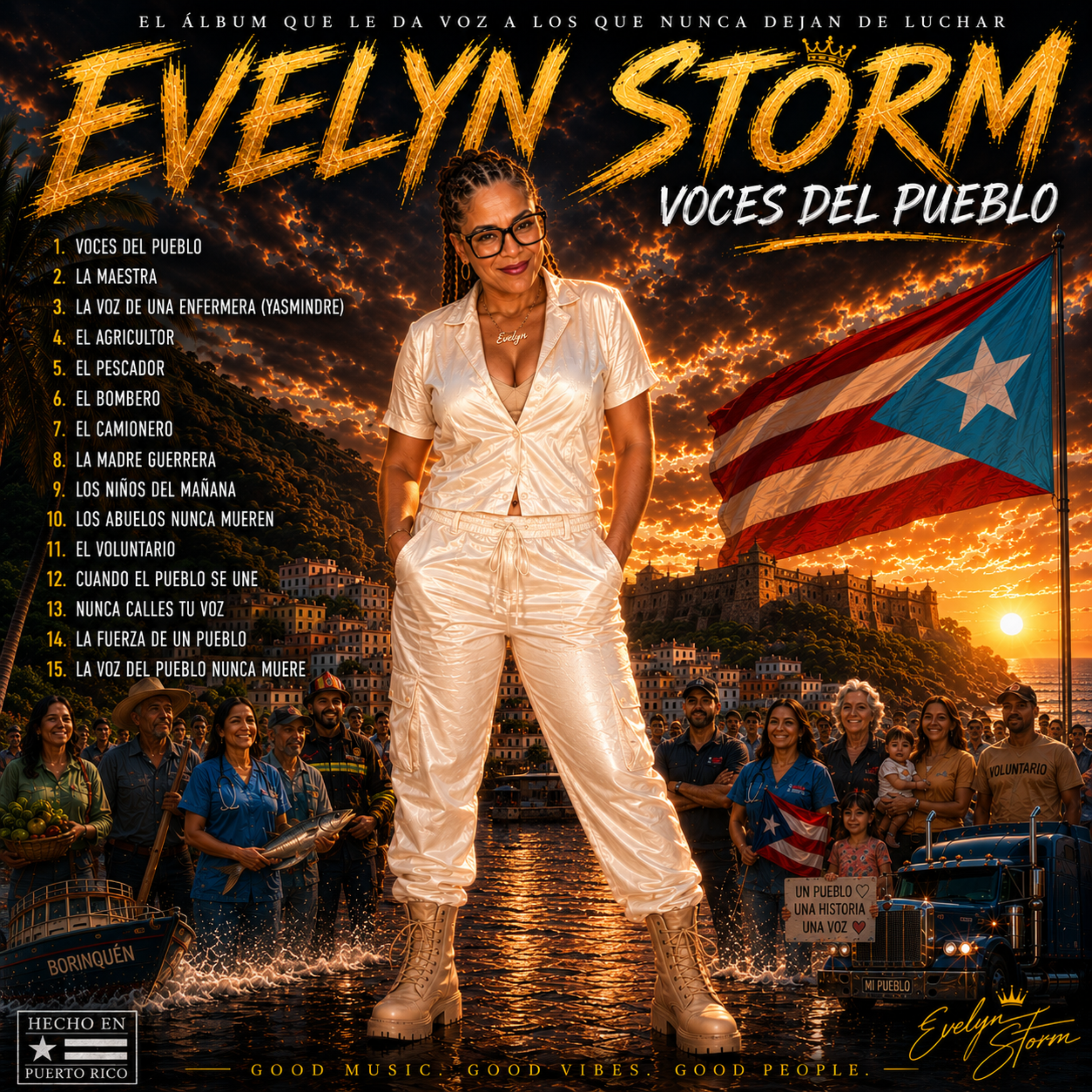 Voces Del Pueblo by Evelyn Storm cover art