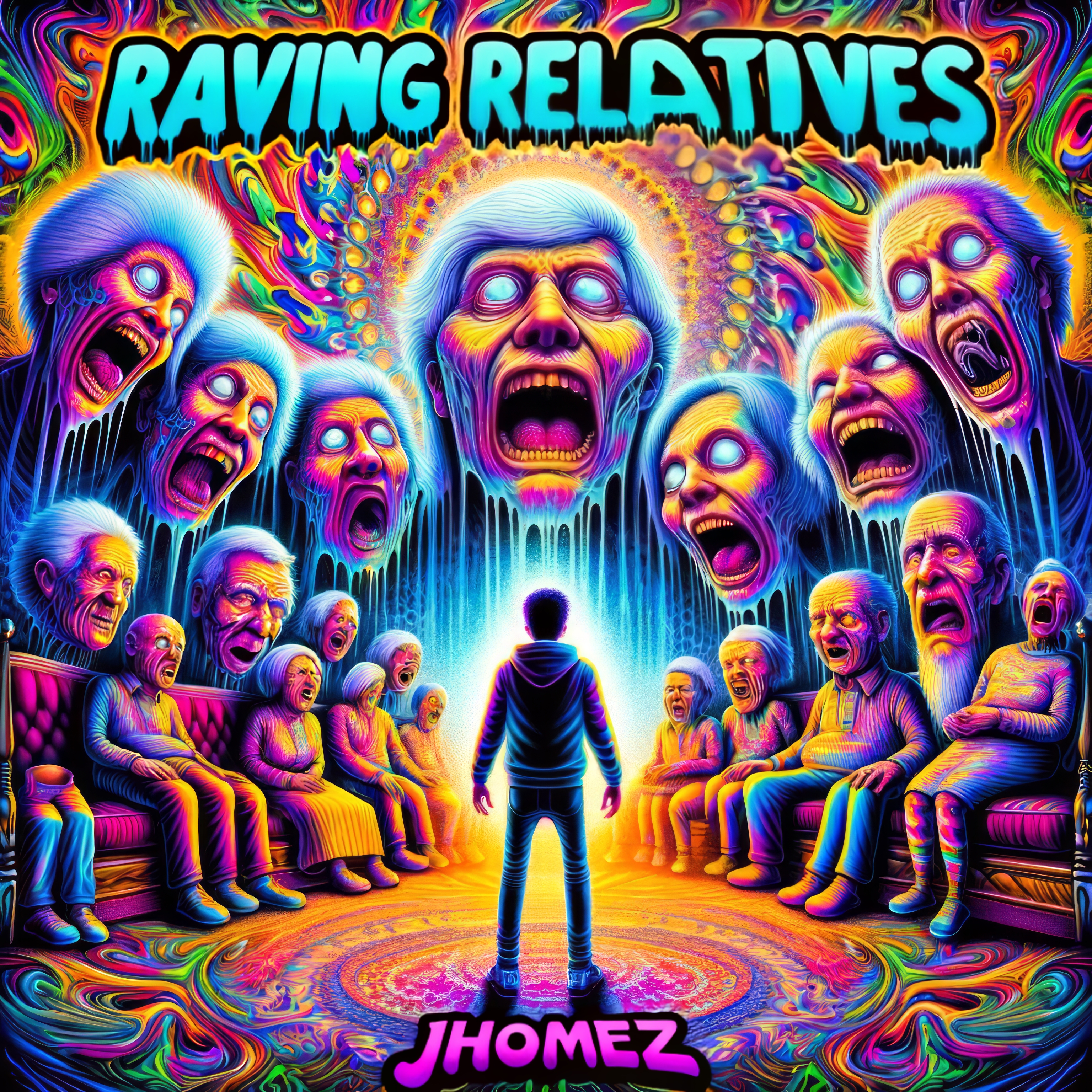 Raving Relatives artwork