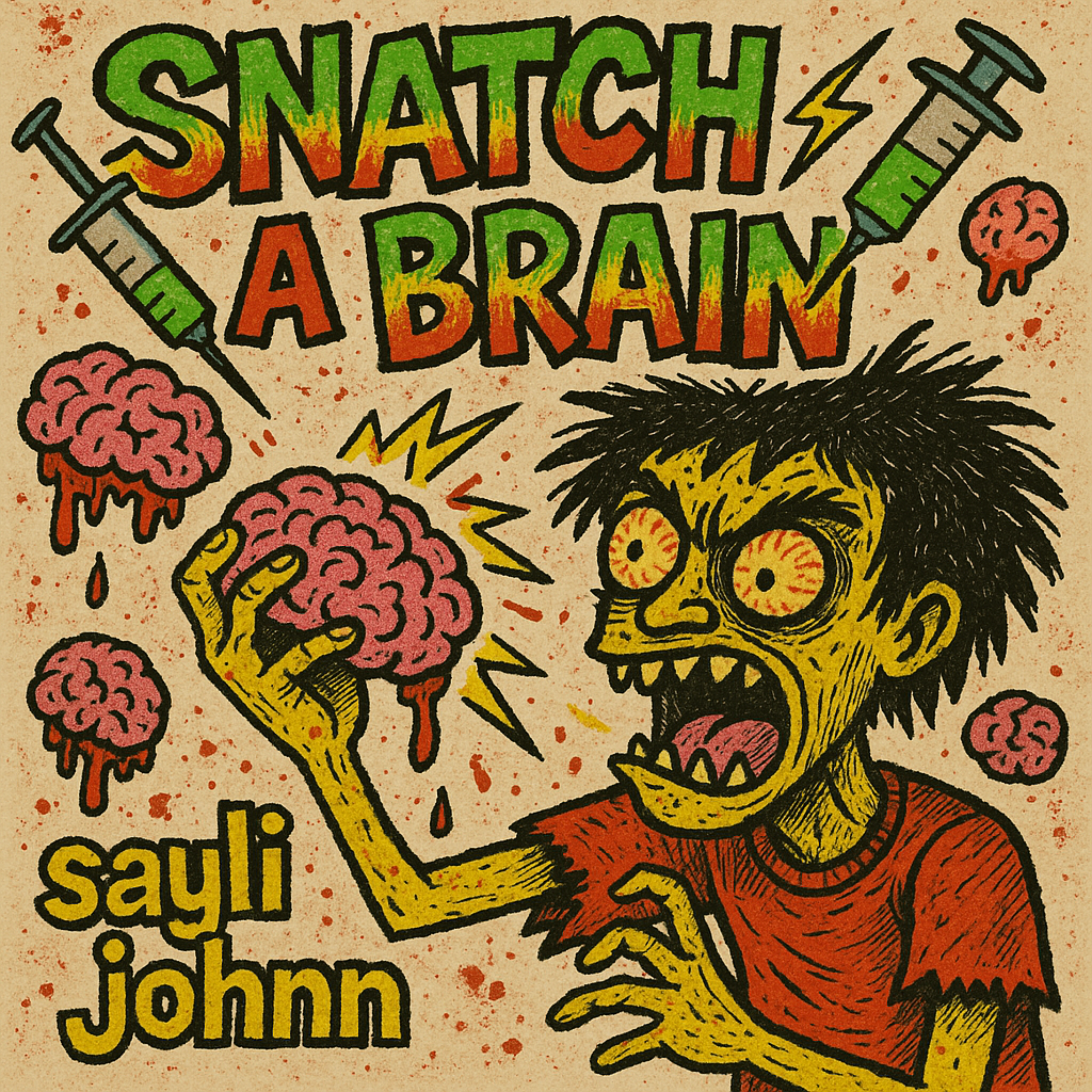 snatch a brain artwork