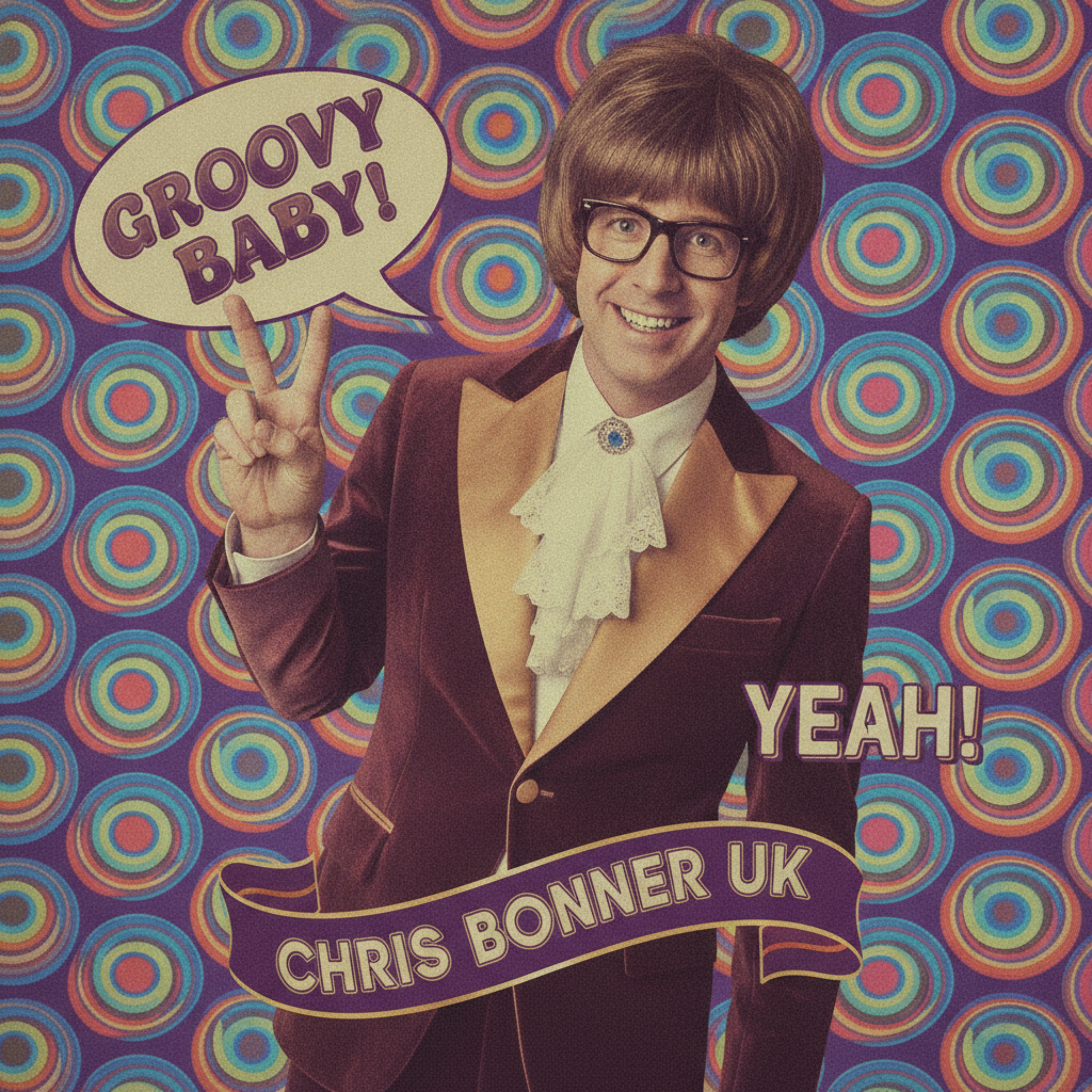 Groovy Baby, Yeah! by Chris Bonner UK cover art