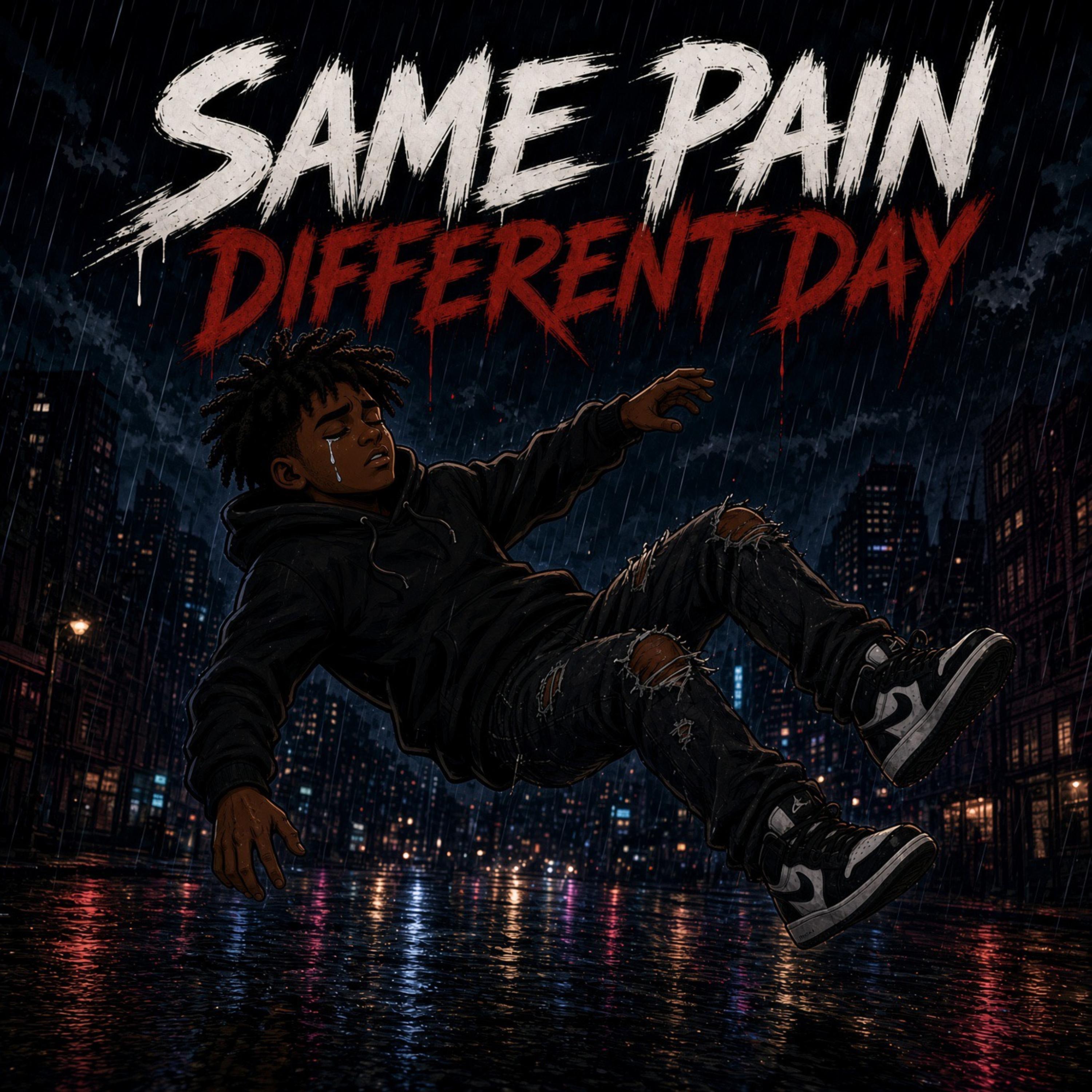 SAME PAIN , DIFFERENT DAY by RAFI cover art