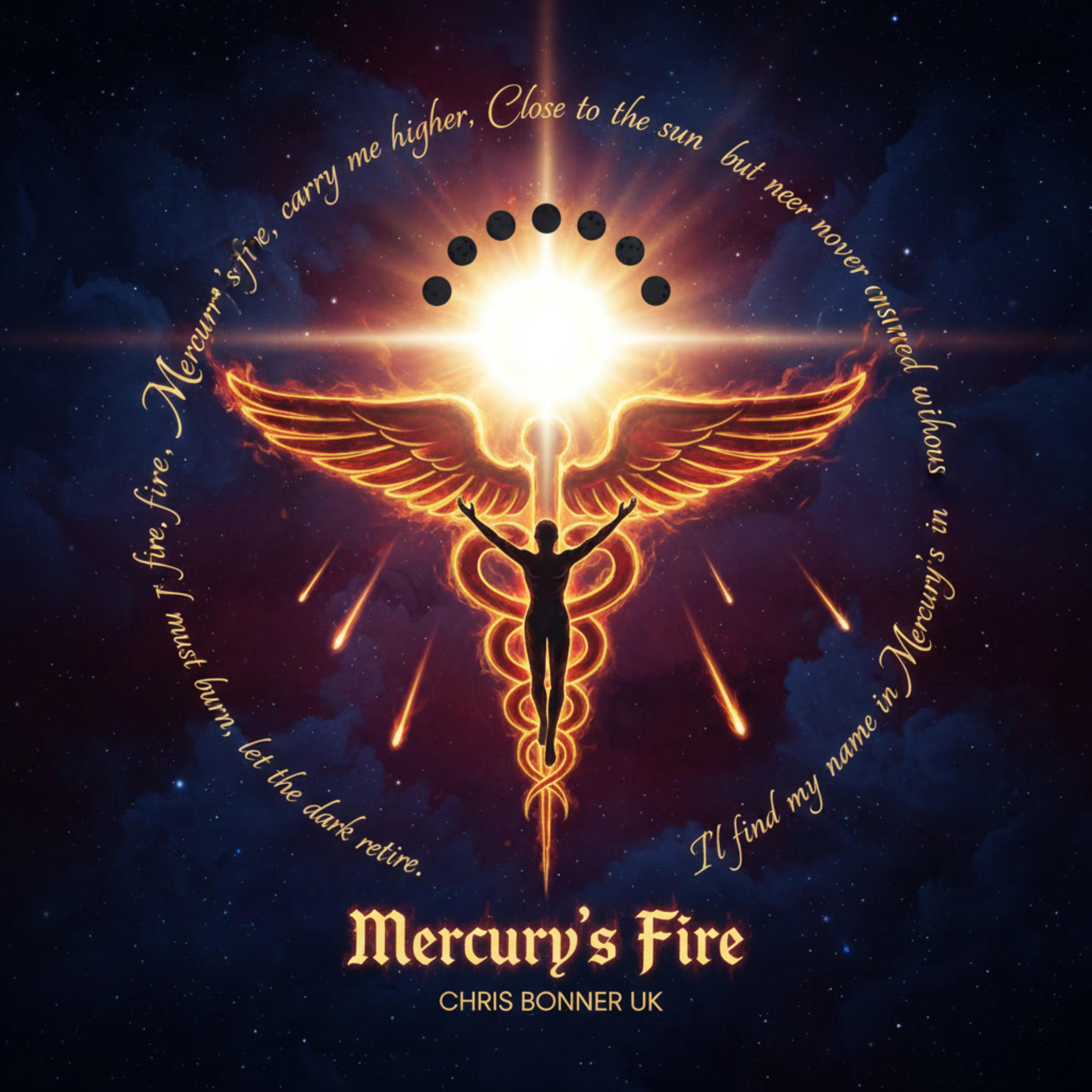 Mercury's Fire by Chris Bonner UK cover art