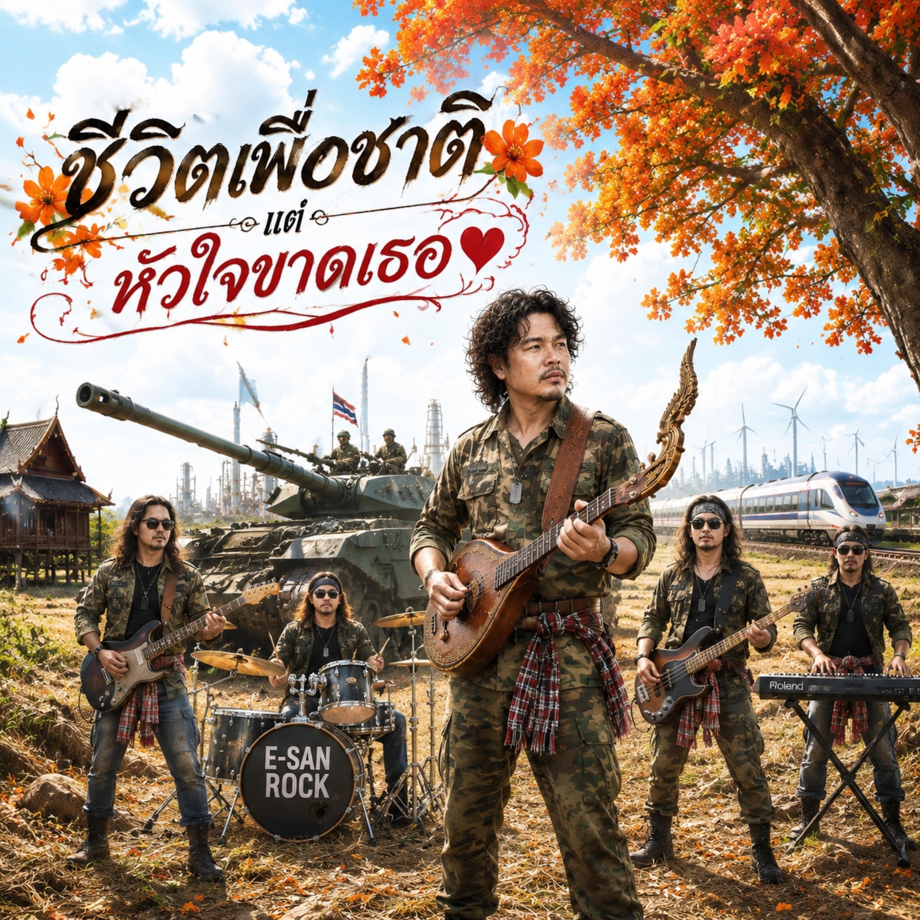 ชีวิตเพื่อชาติแต่หัวใจขาดเธอ by Nirat Poothongngern cover art