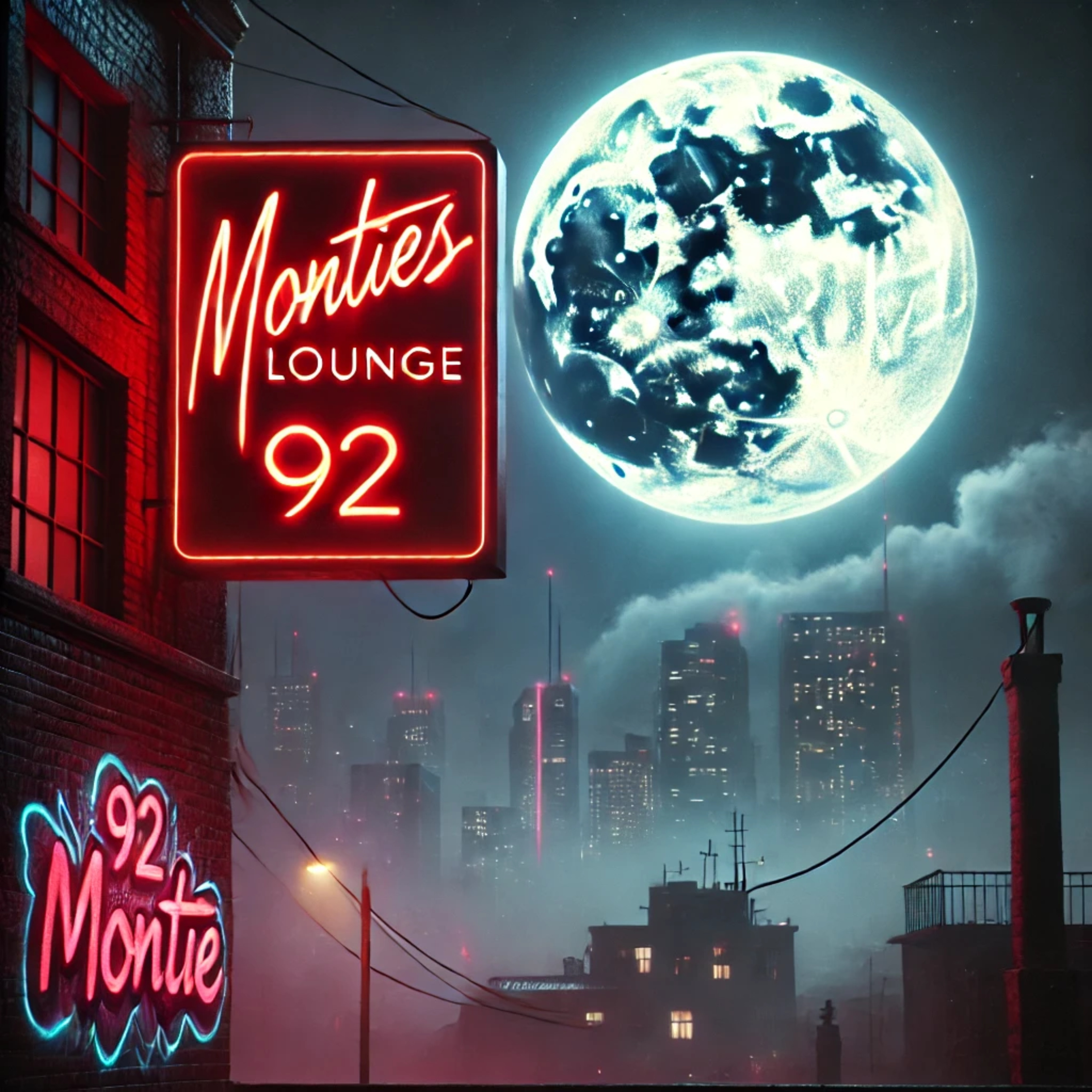 Monties Lounge artwork