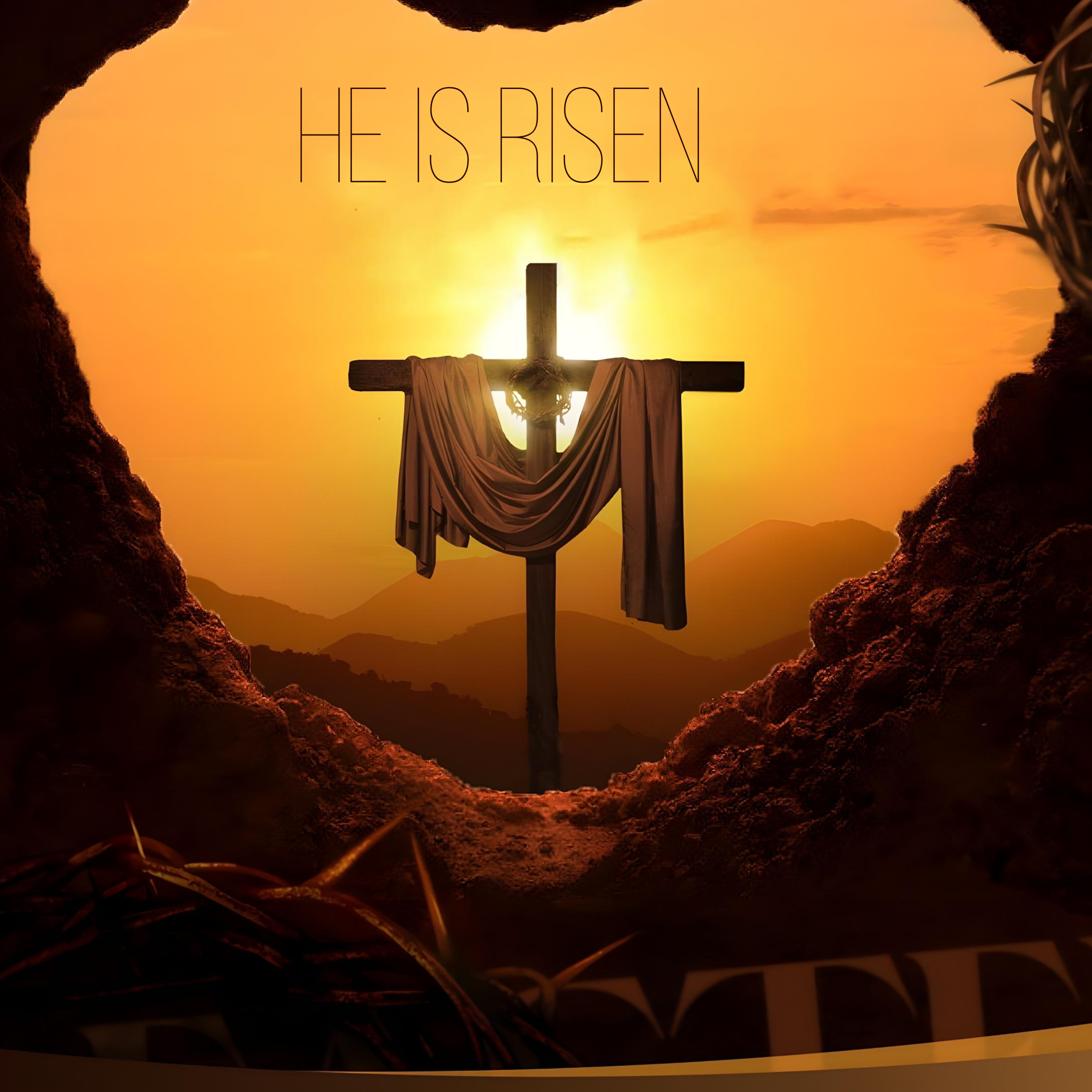 He is risen artwork