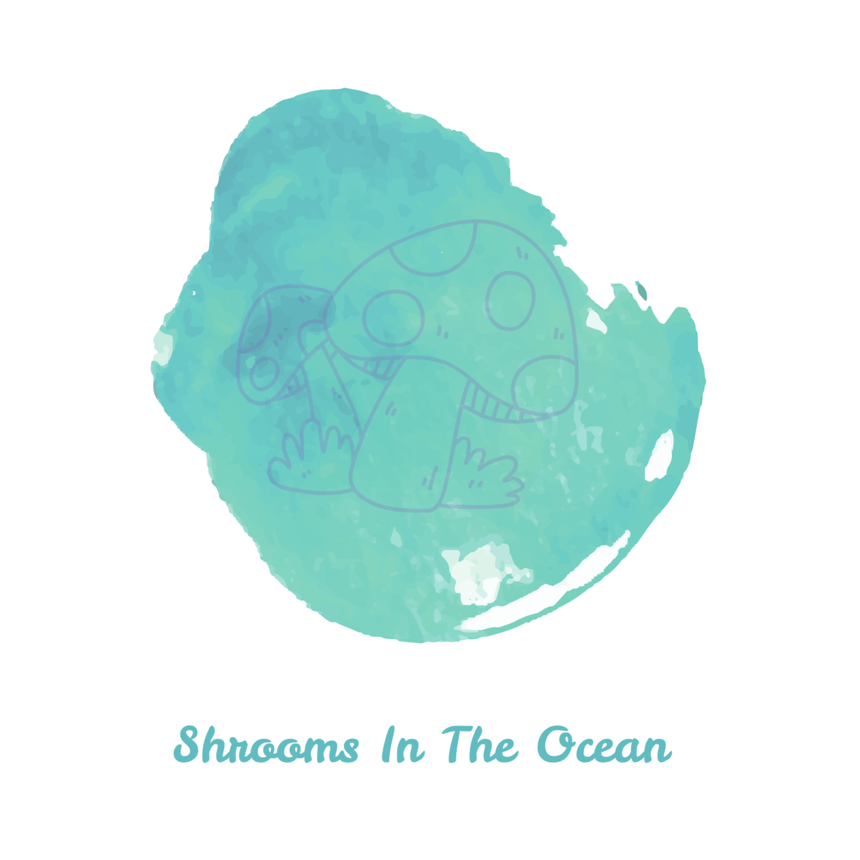 Shrooms In The Ocean artwork