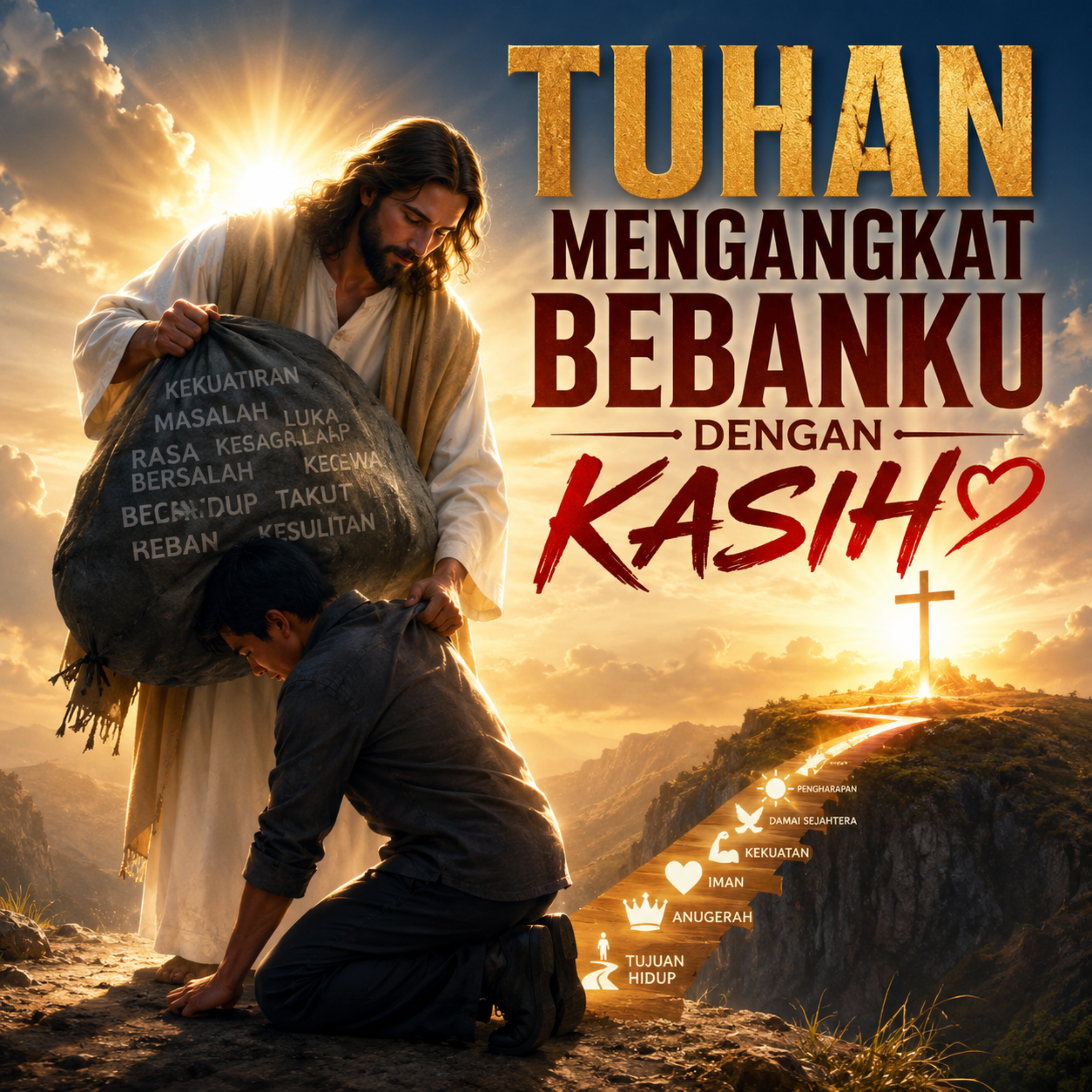 Tuhan Mengangkat Bebanku Dengan Kasih by PUJI WORSHIP cover art