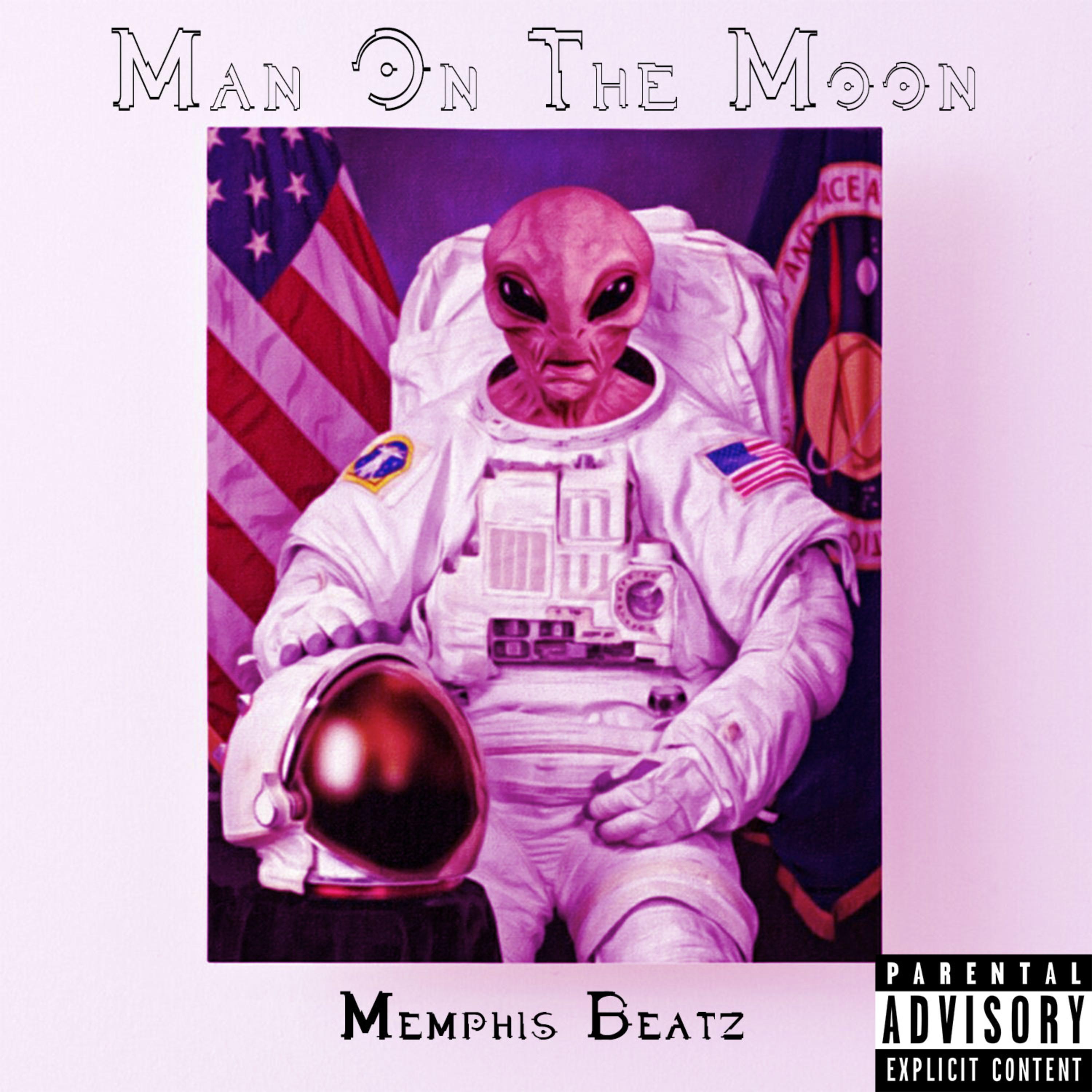 Man on the moon artwork