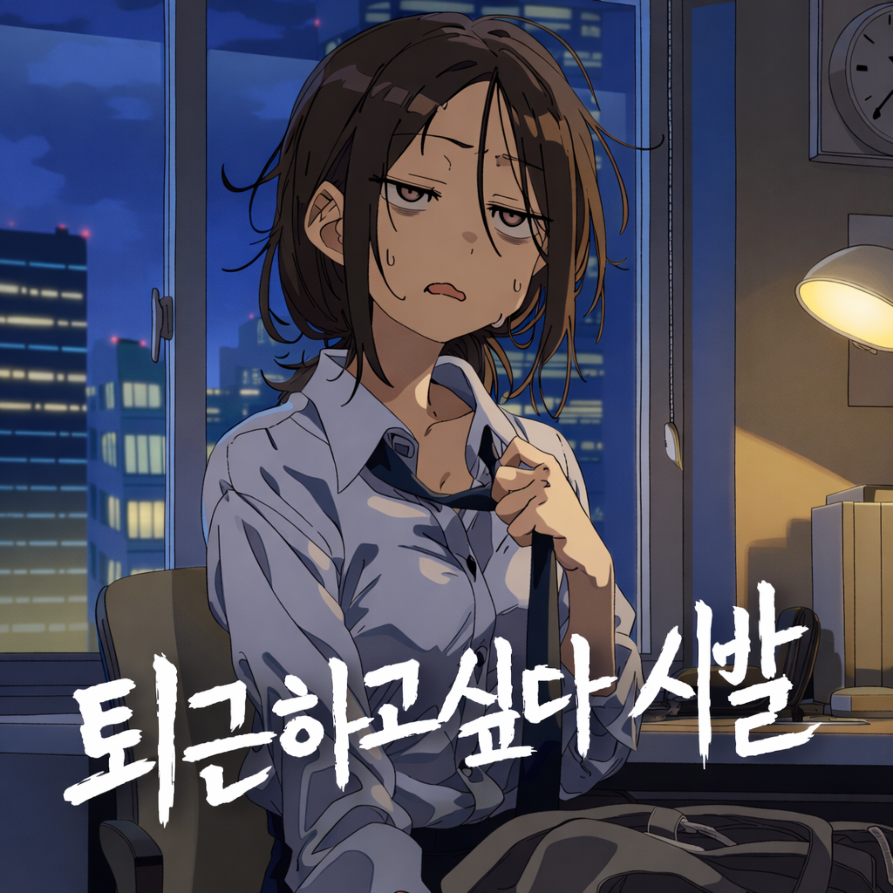 퇴근하고싶다 시발 artwork