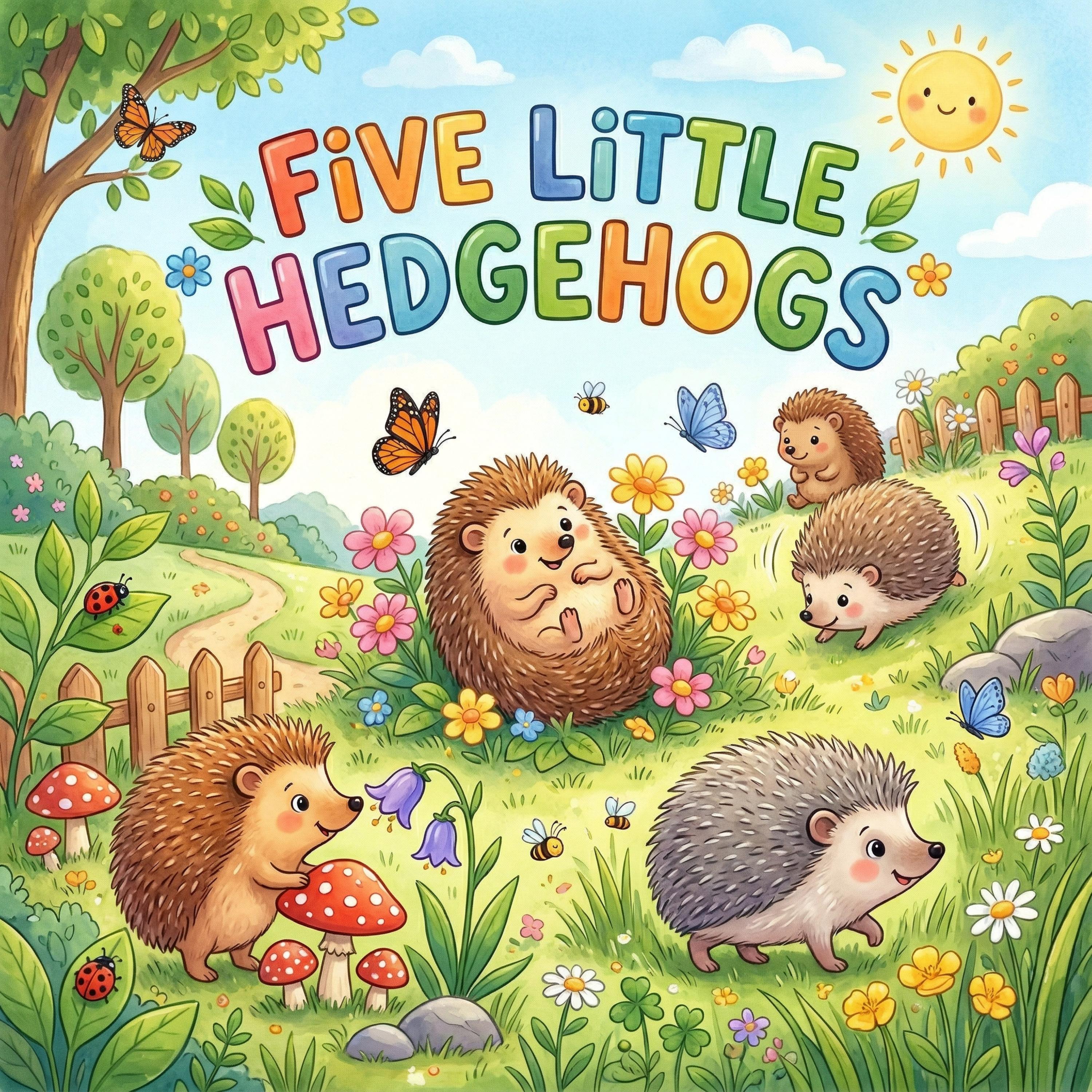 Five Little HedgeHogs artwork