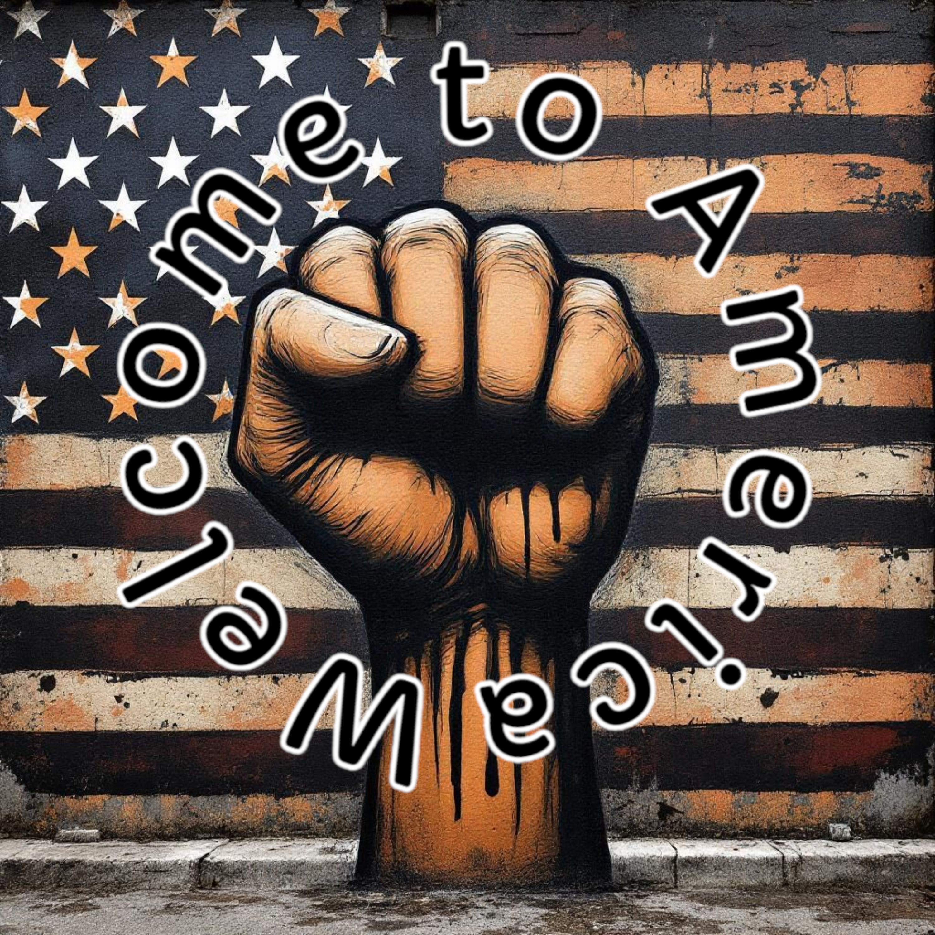welcome to America artwork