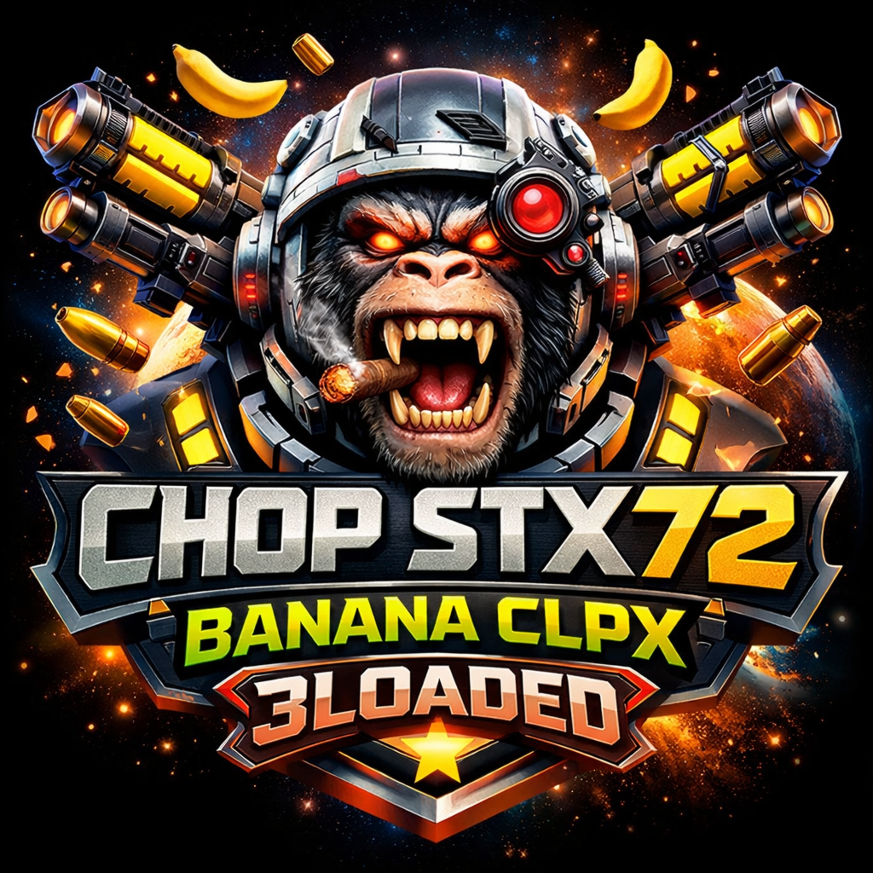 CHOP STX 72 BANANA CLPX 3LOADED artwork