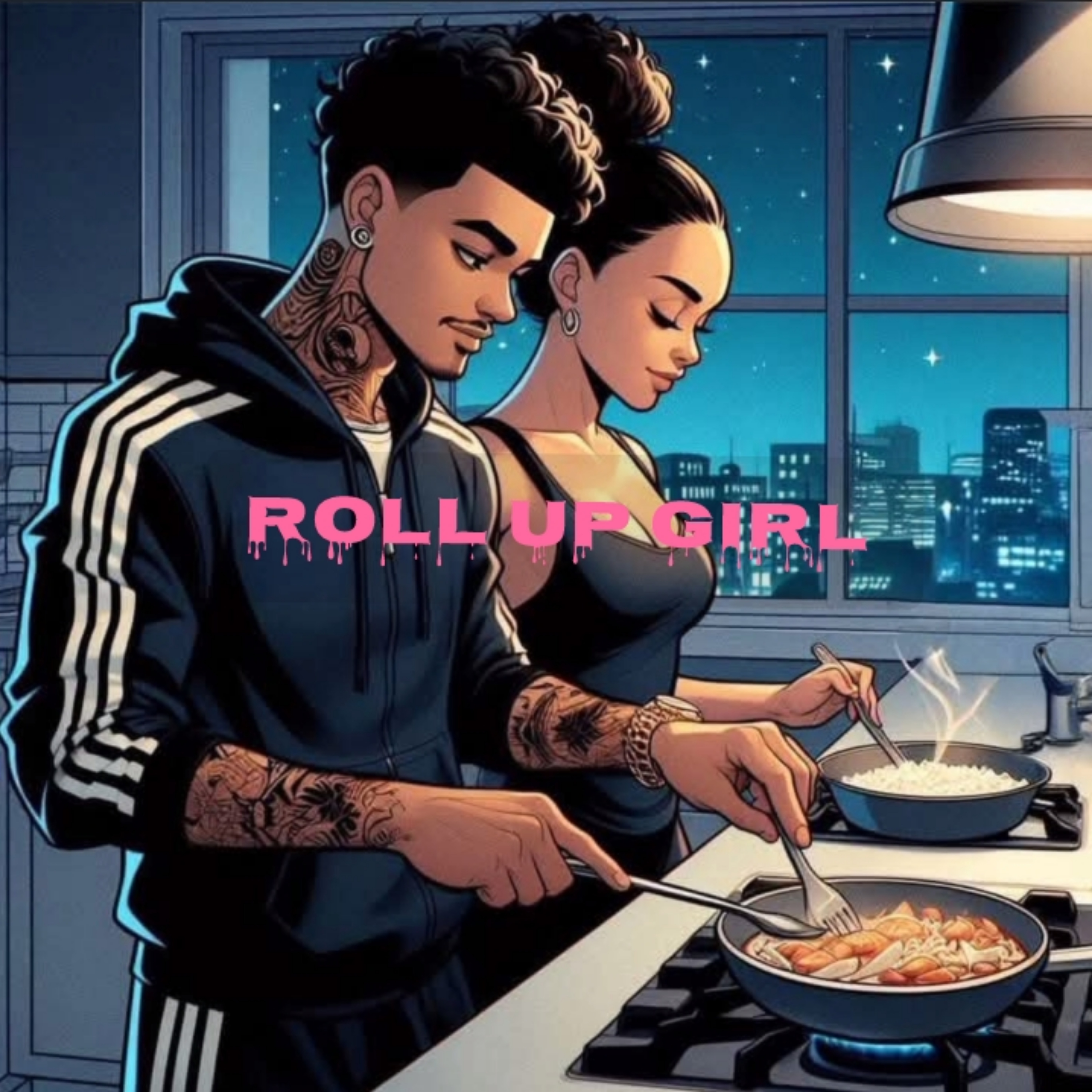 ROLL UP GIRL artwork