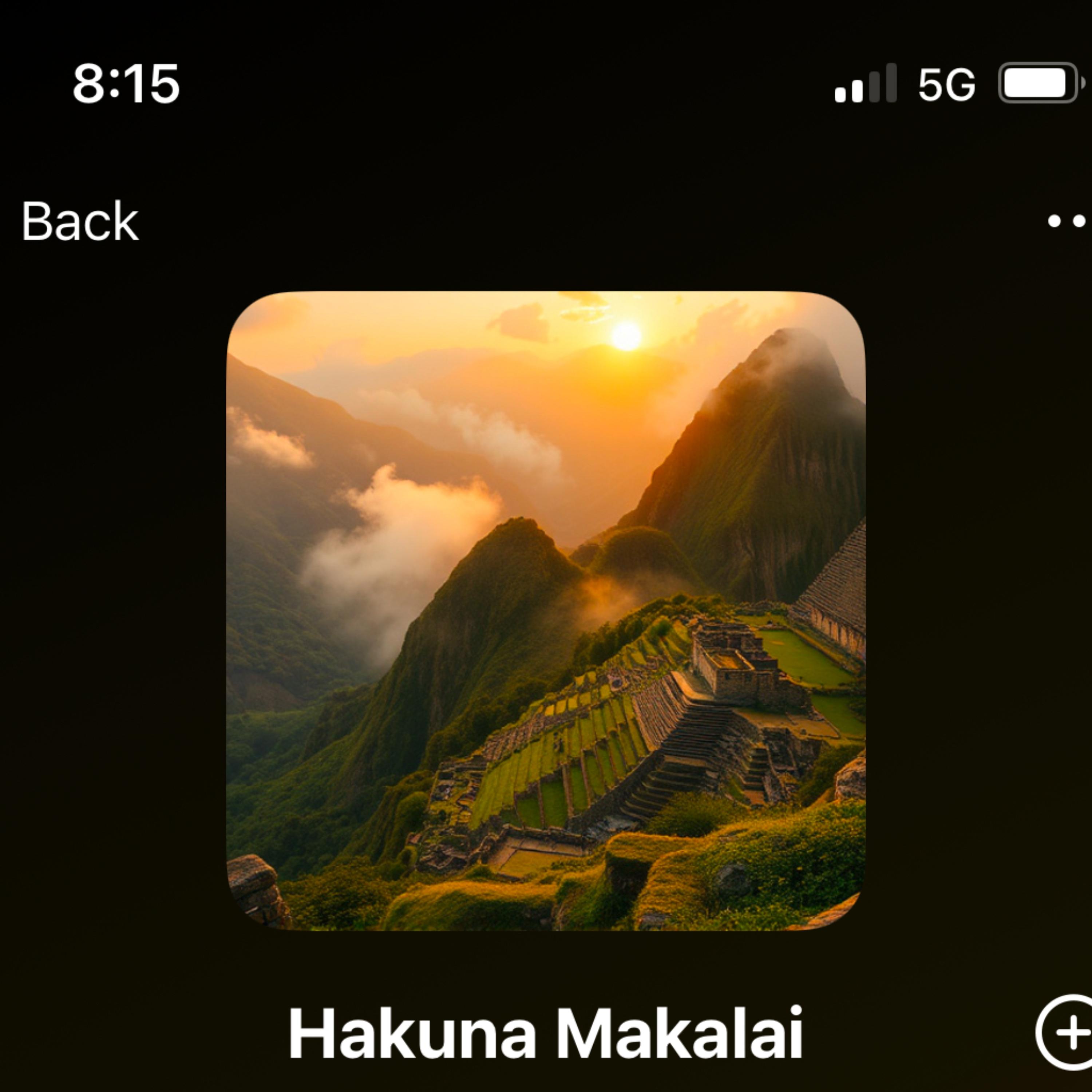 Hakuna Makalai artwork