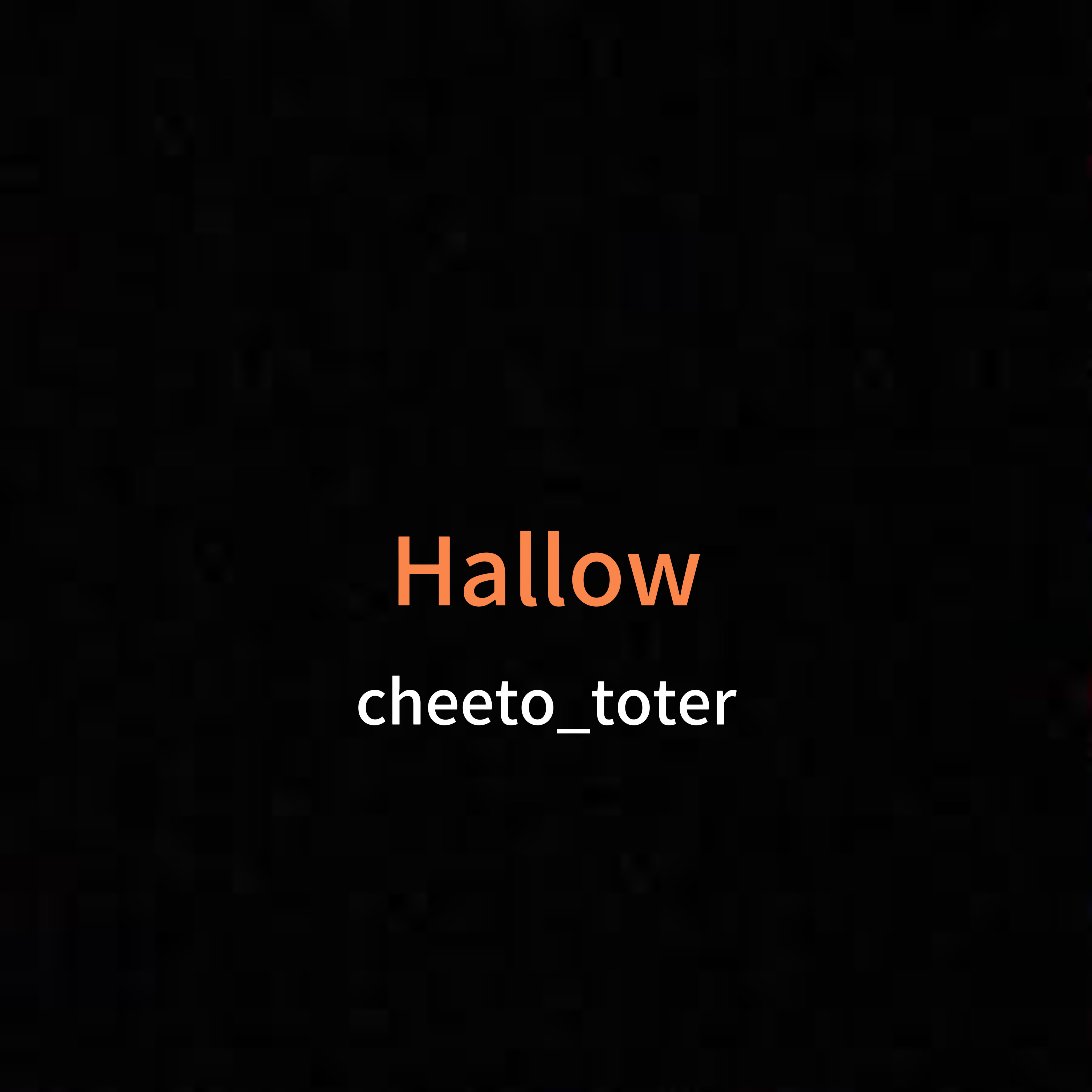 Hallow artwork