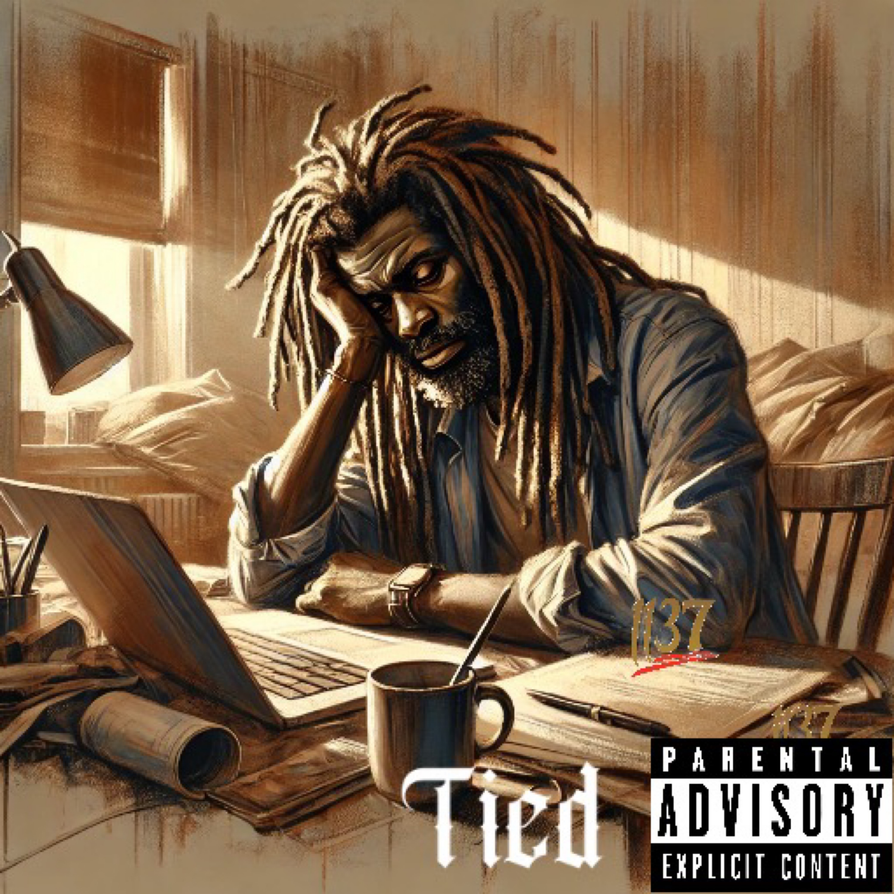 Tied artwork