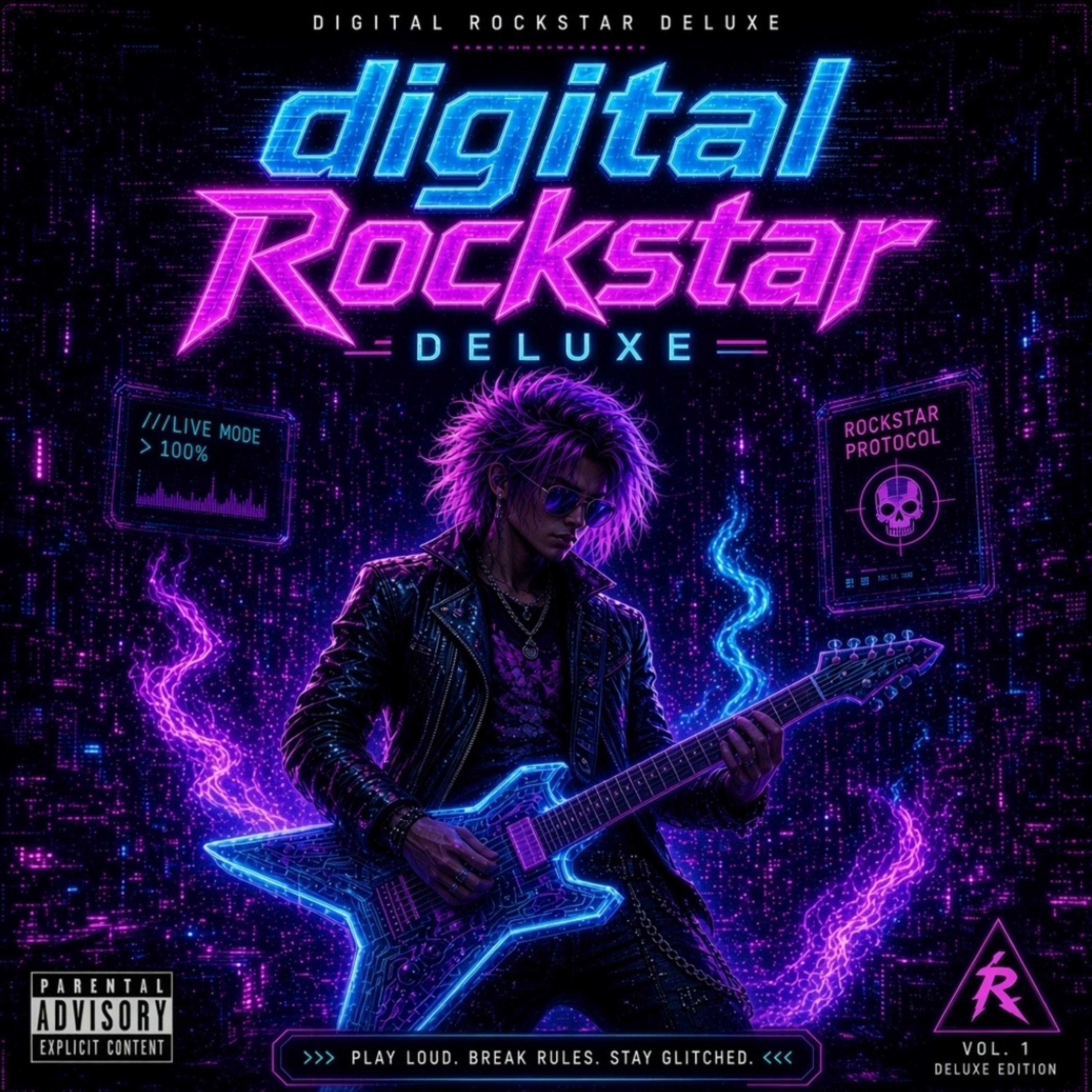 Digital Rockstar (Deluxe) by Lil Leech cover art
