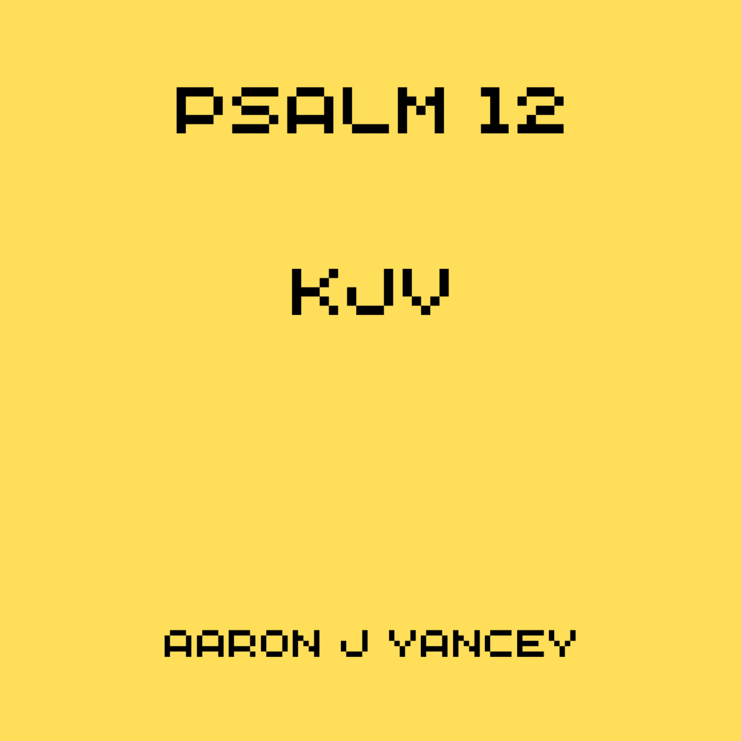 Psalm 12 KJV artwork