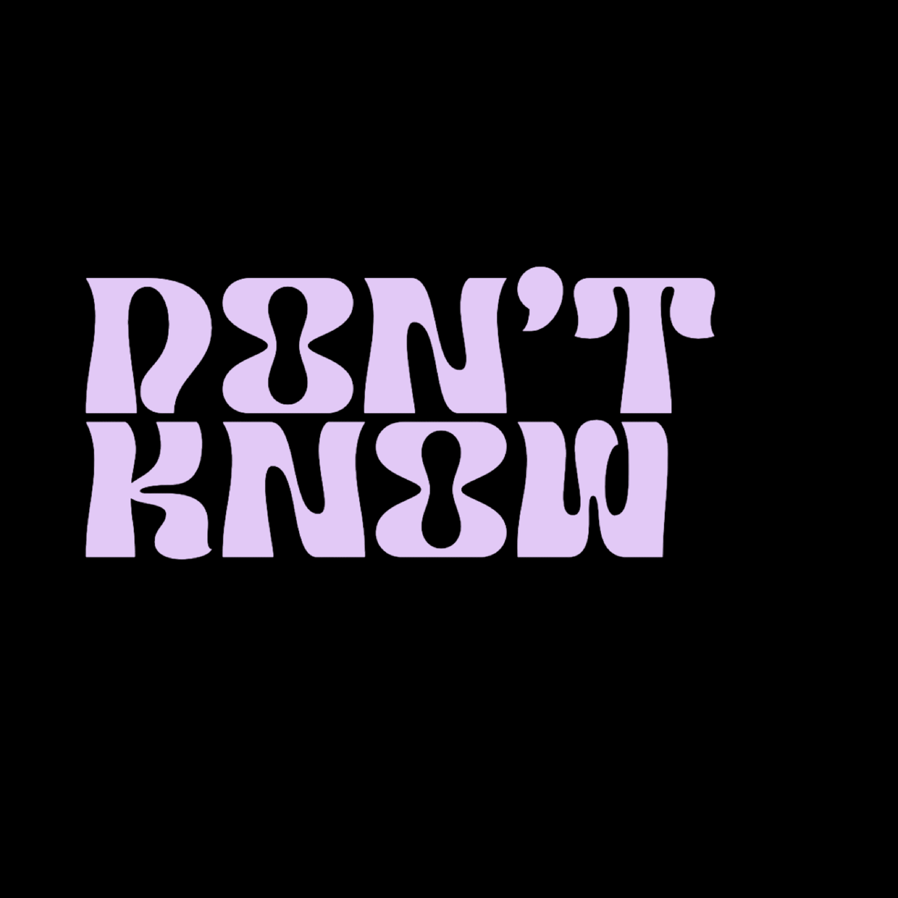 Don't Know artwork
