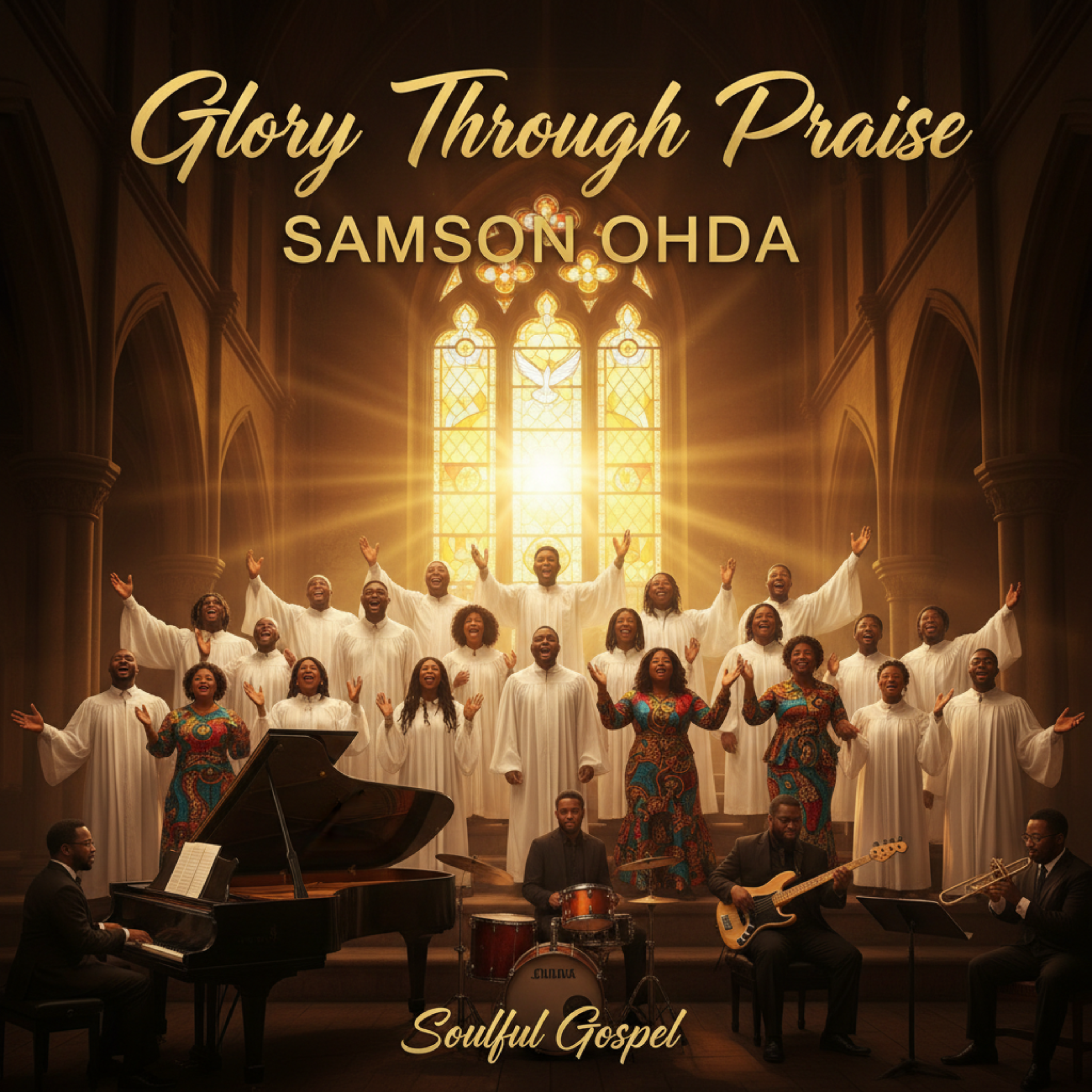 Glory Through Praise by Samson Ohda  cover art