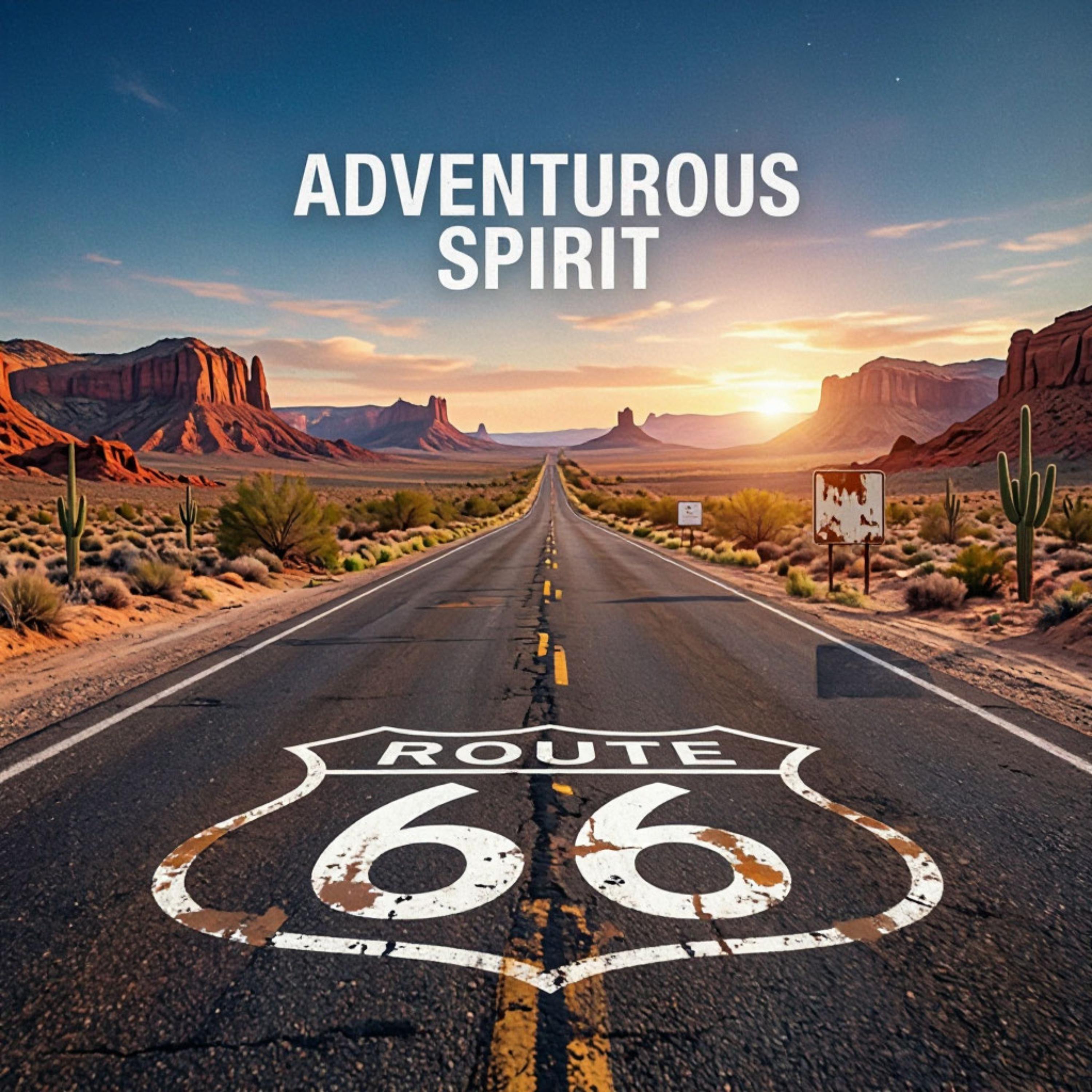 Route 66 Adventurous Spirit (Positive Jazz) by Vibe Explorer cover art