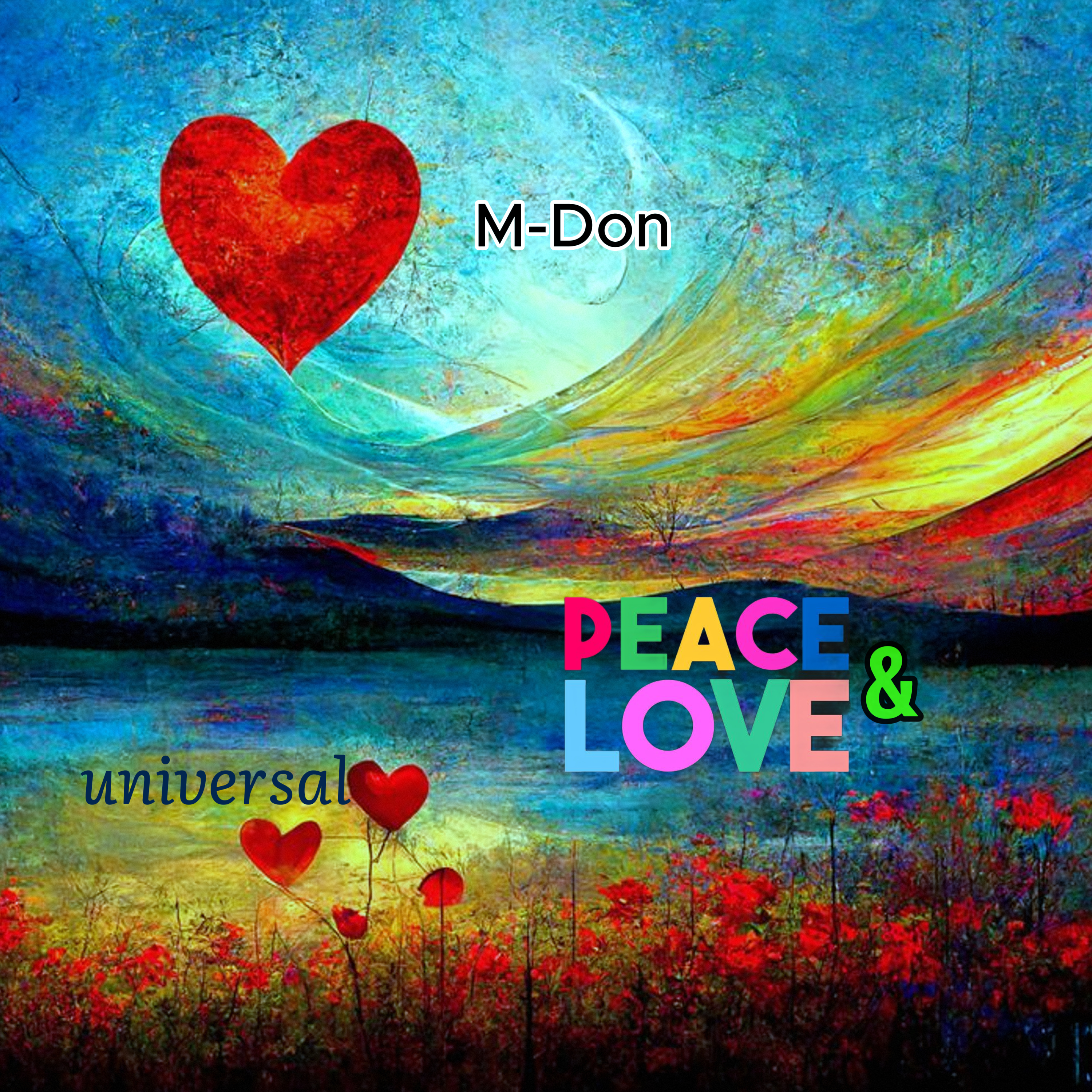 Peace&love(universal love) artwork