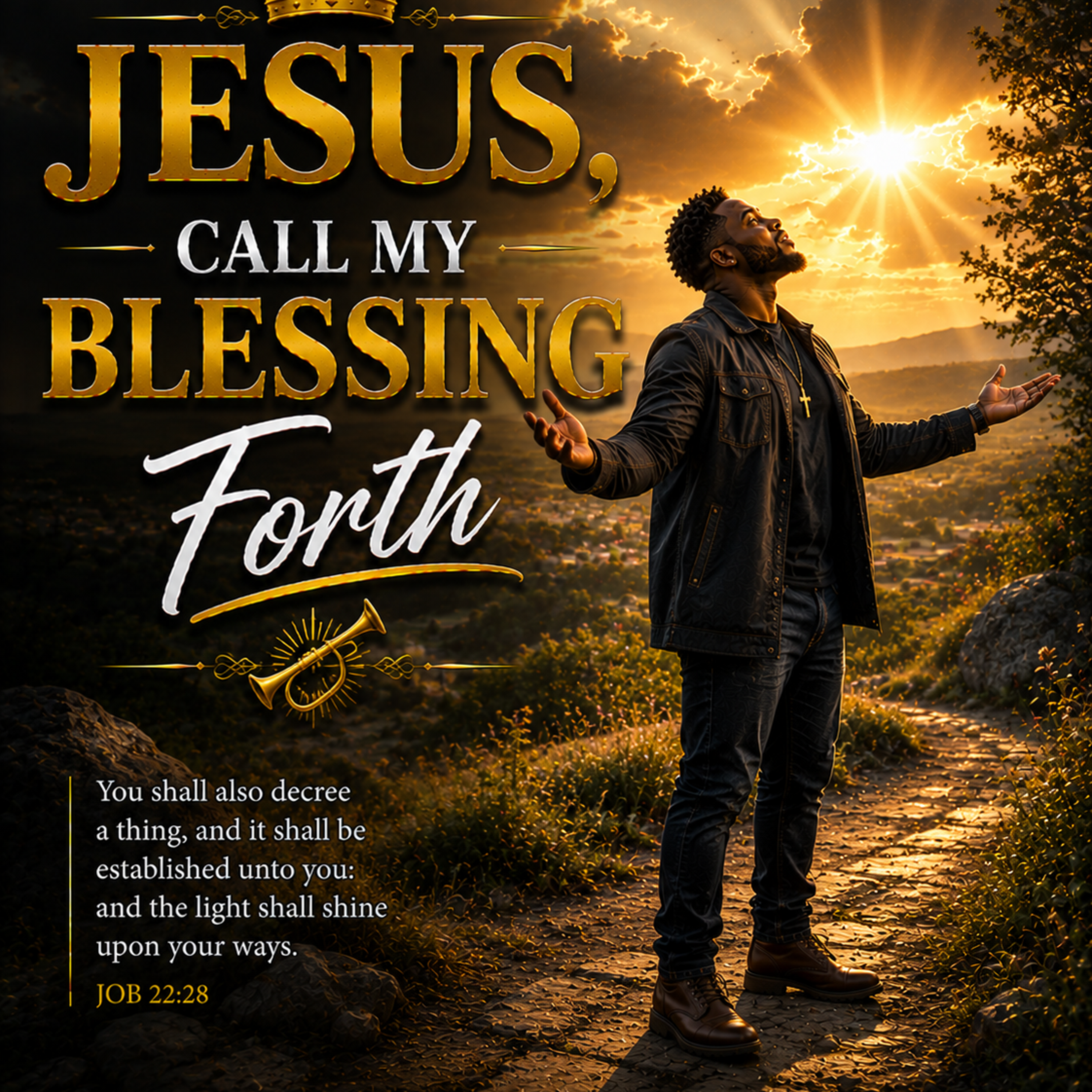 Jesus, Call My Blessing Forth by olabode oluwafemi cover art