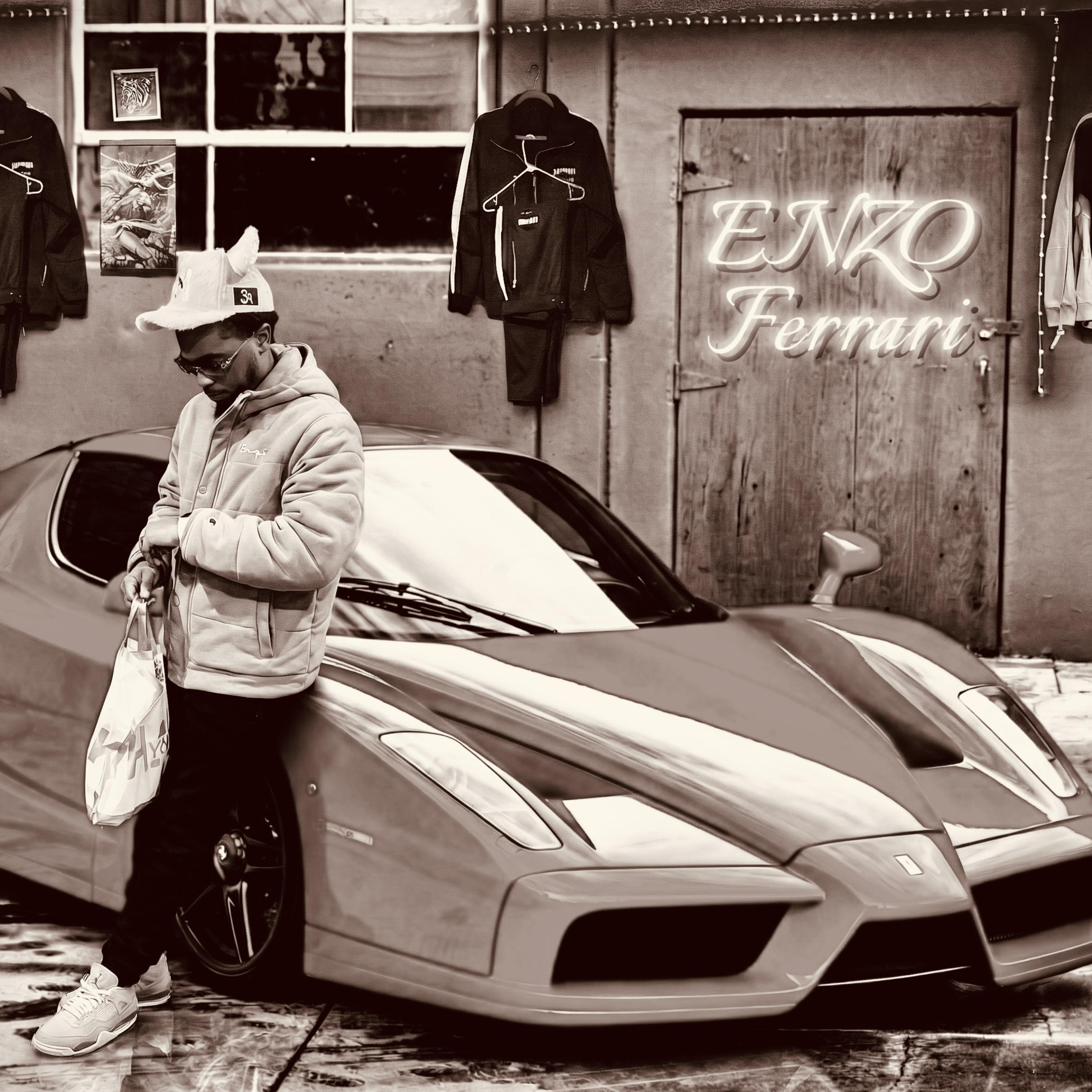 Enzo Ferrari artwork