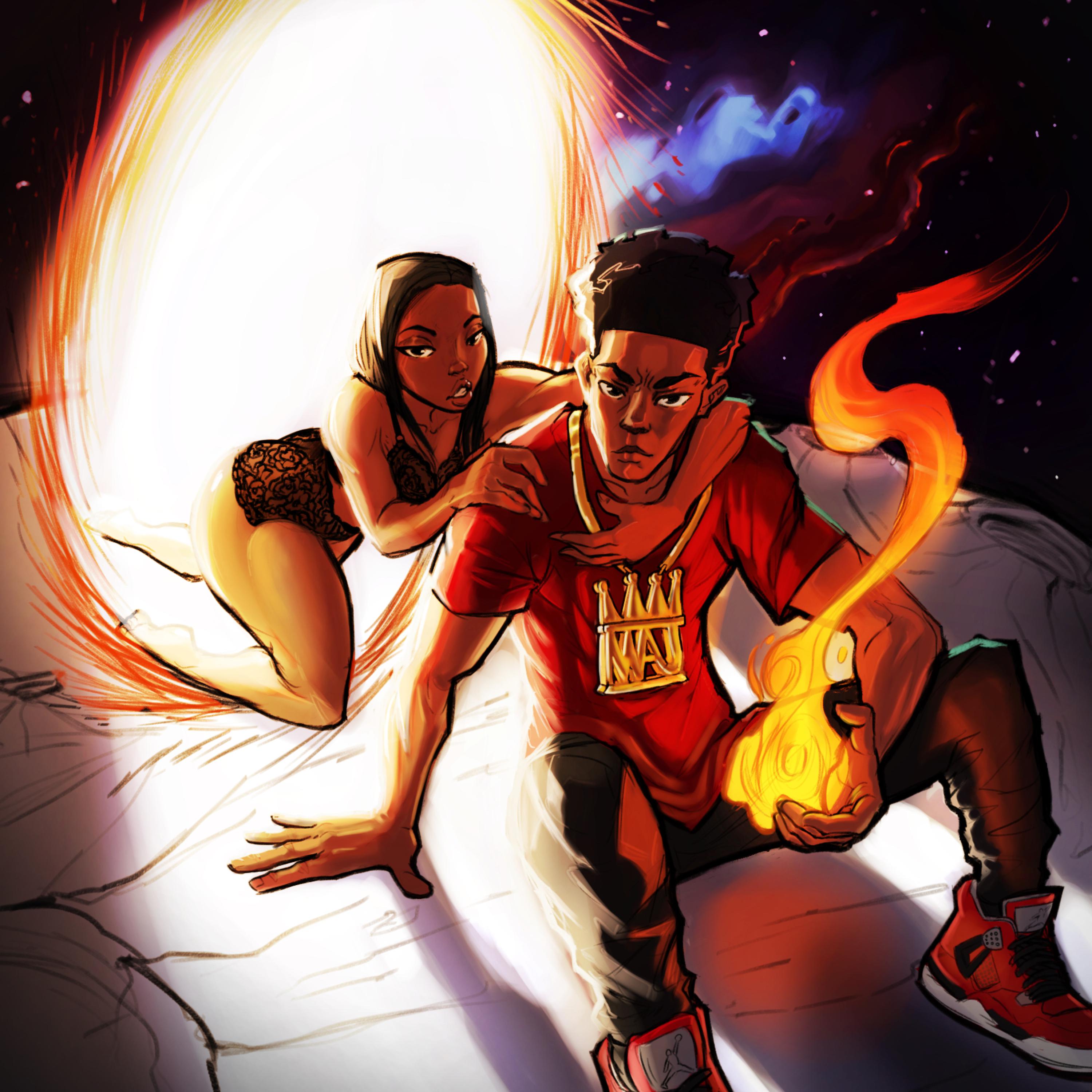 Moonwalking On 7th St artwork