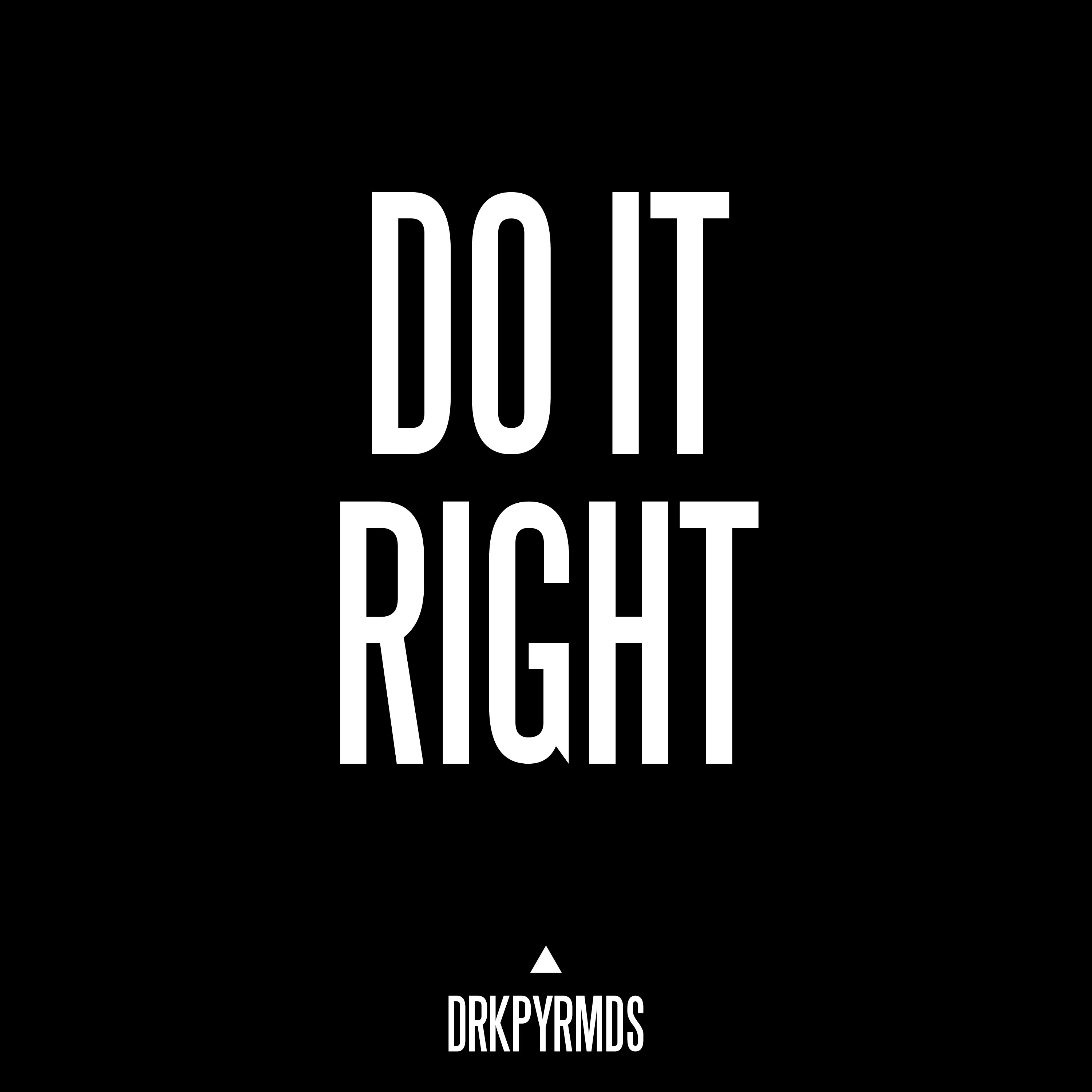 Do It Right artwork