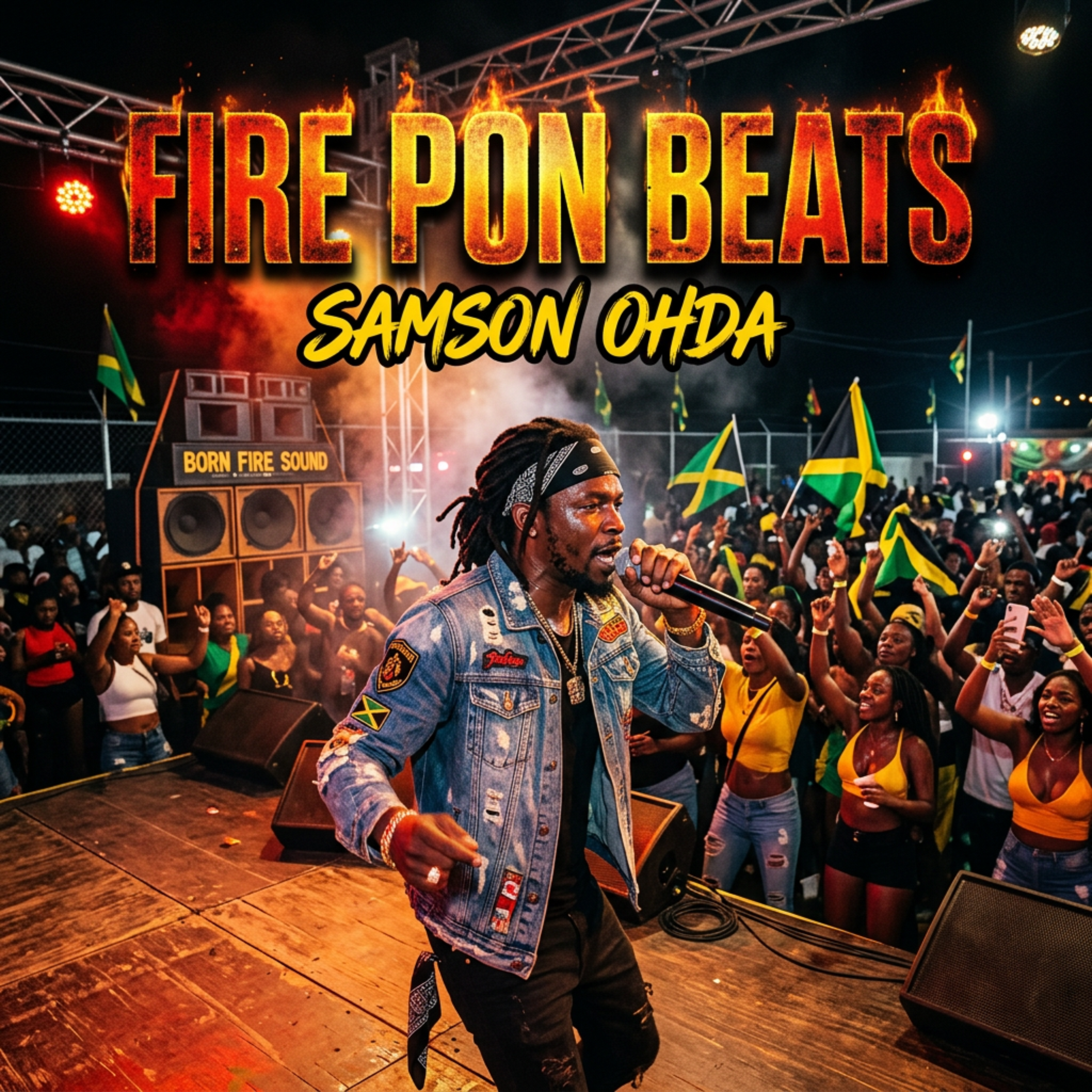 Fire Pon Beats by Samson Ohda  cover art