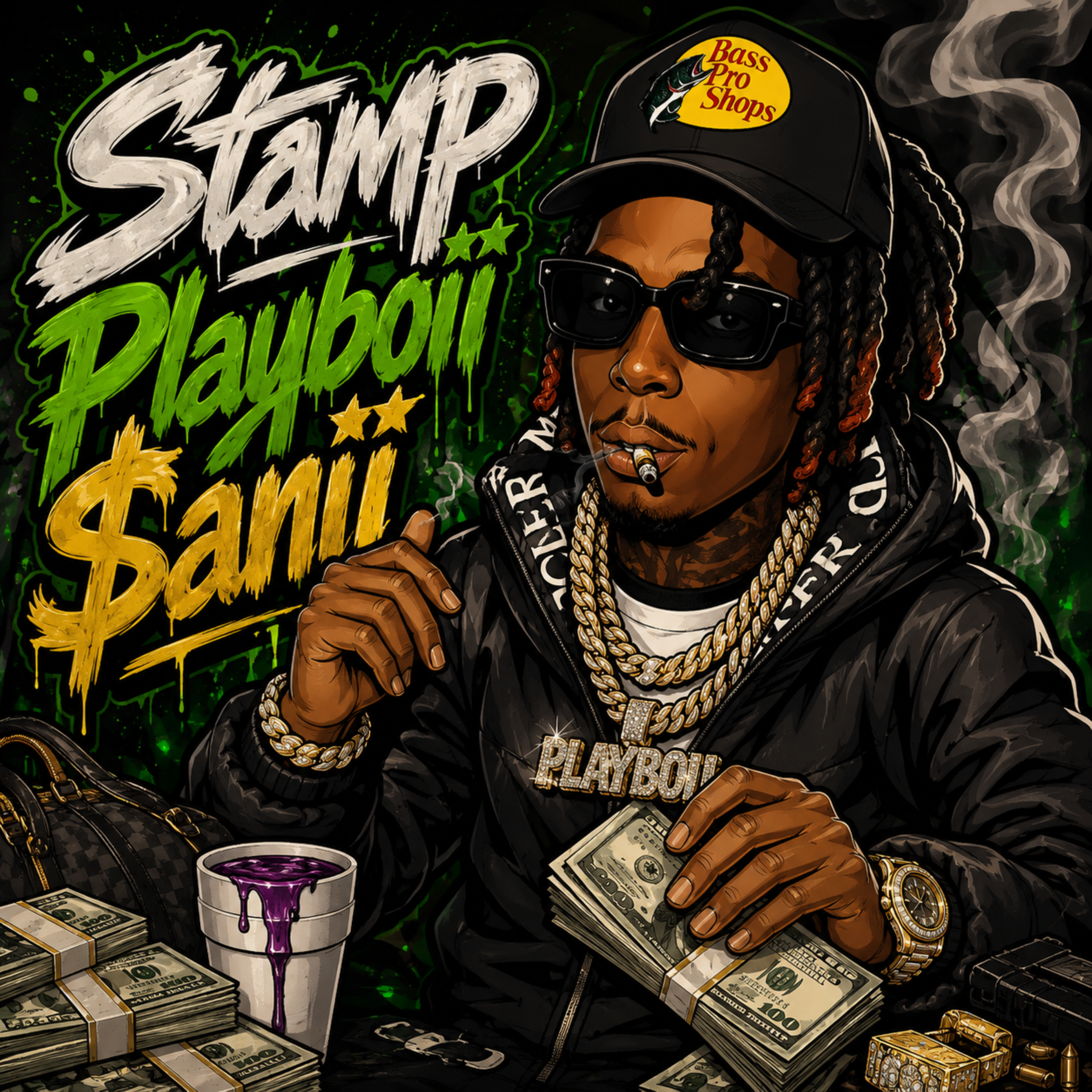 Stamp by Playboii $anii cover art