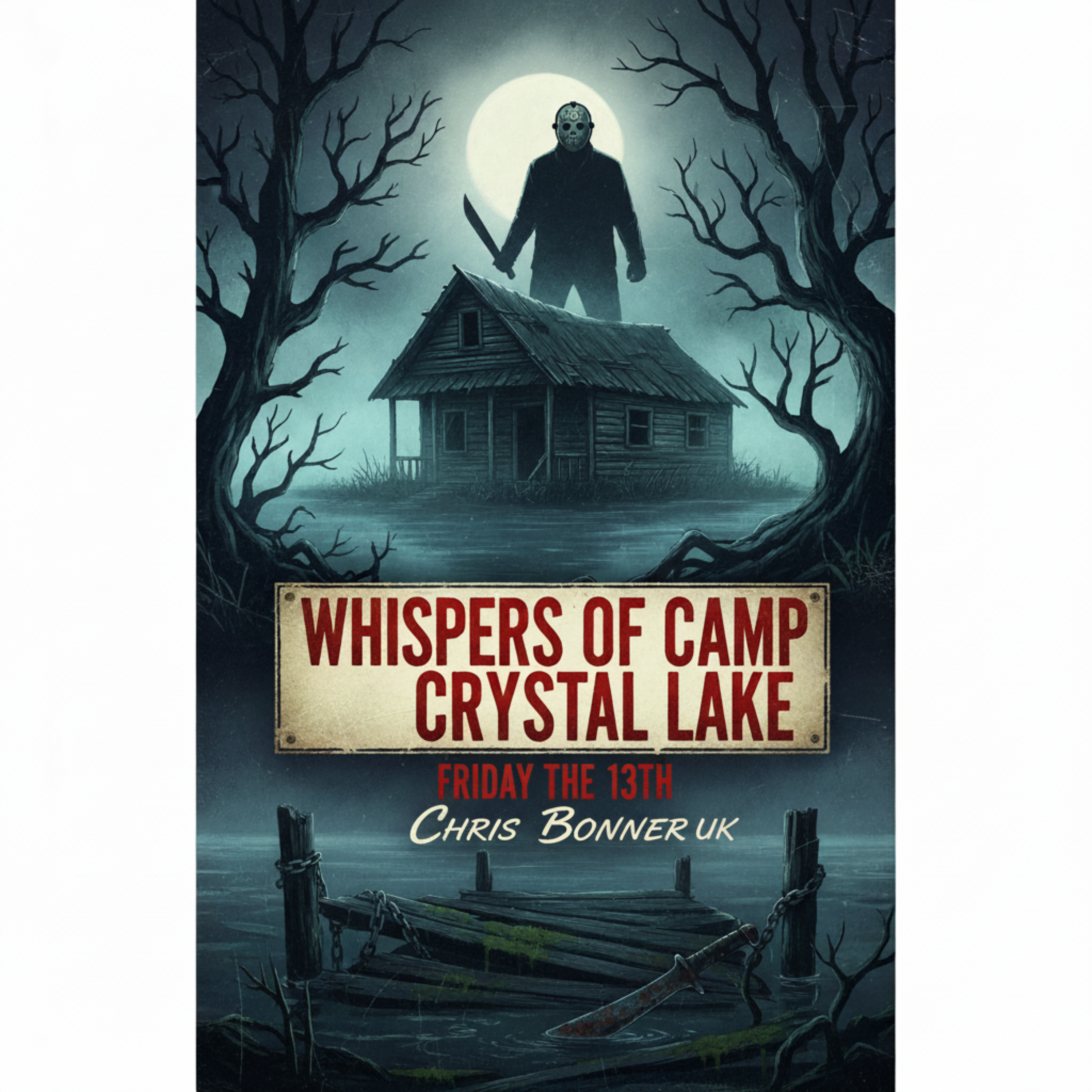Whispers of Camp Crystal Lake Friday The 13th by Chris Bonner UK cover art
