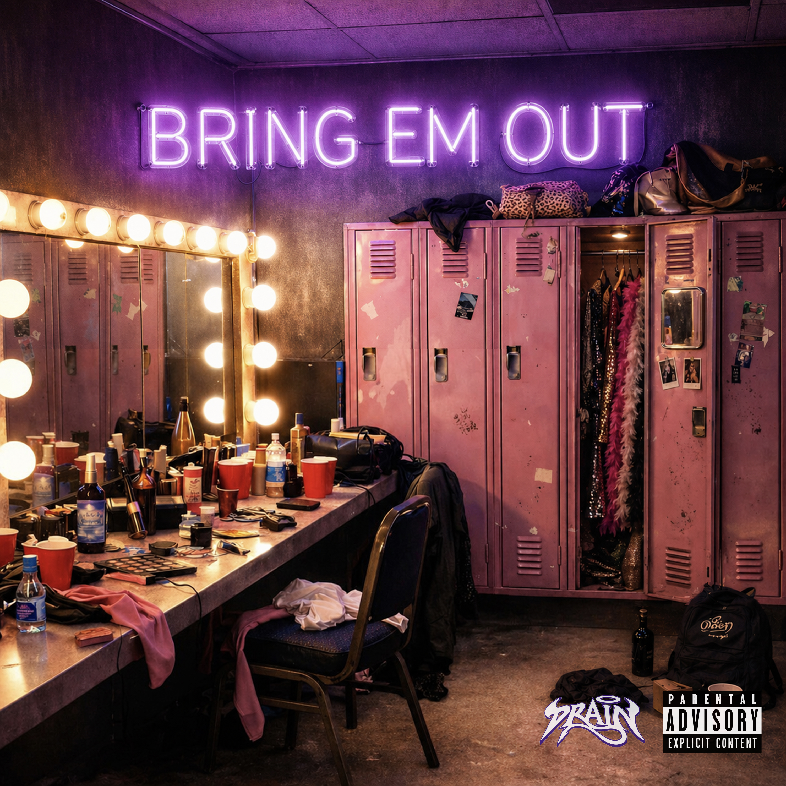 BRING EM OUT by Drain cover art