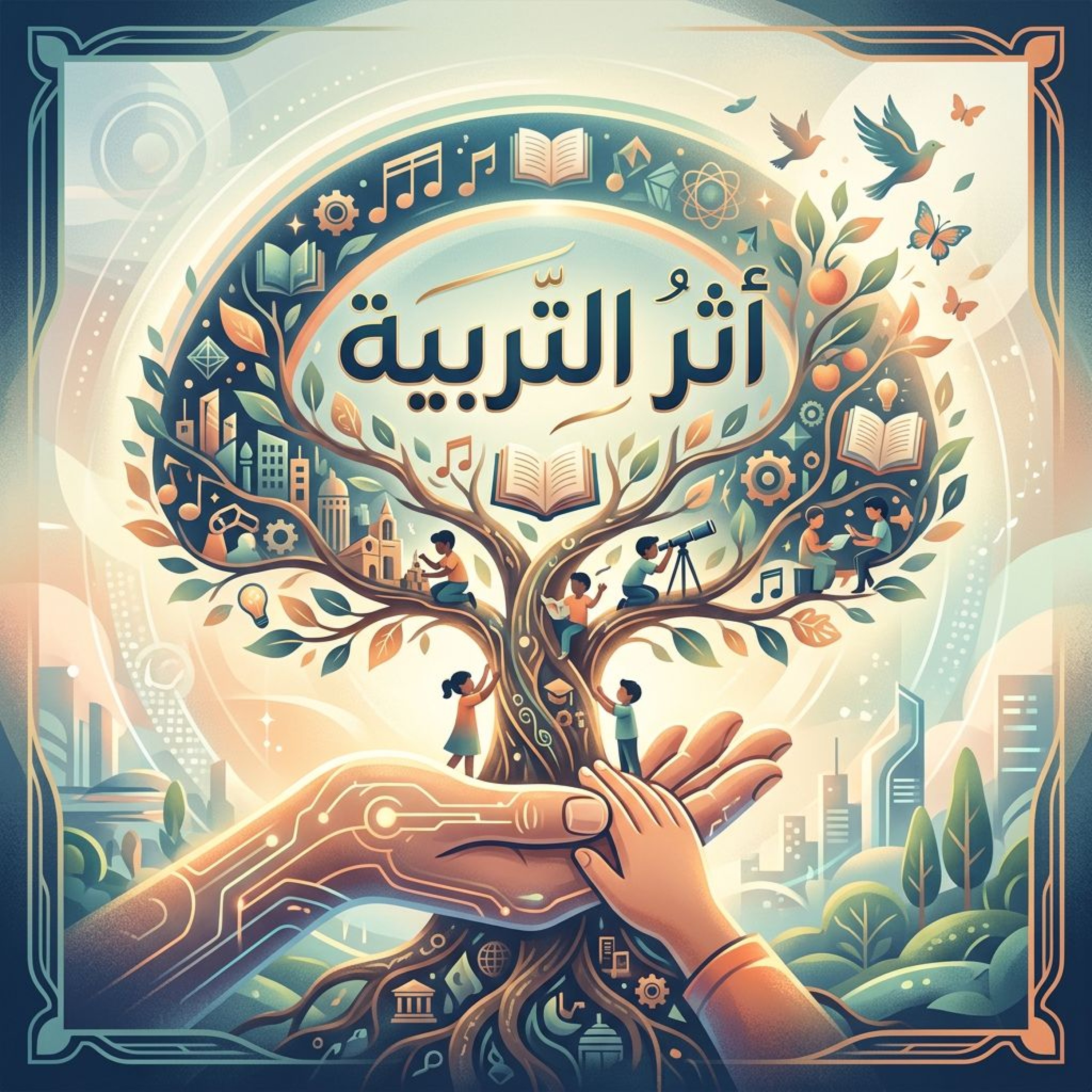 أثر التربية by Lunbi cover art