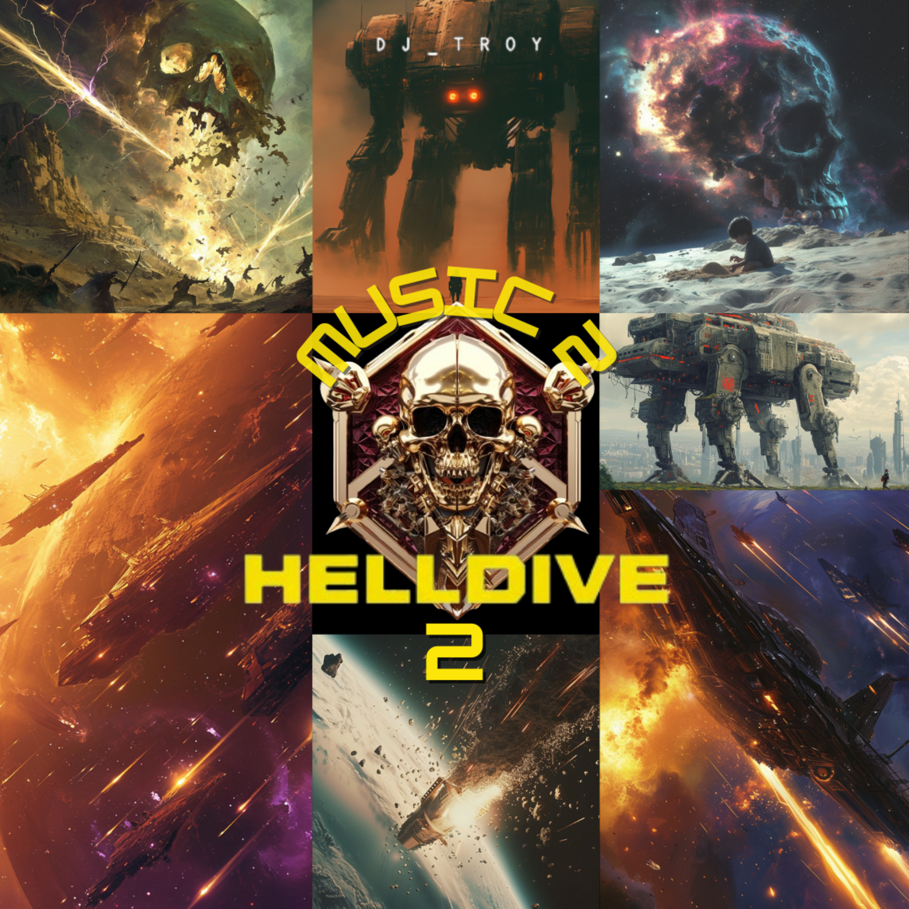 MUSIC 2 HELLDIVE 2 artwork