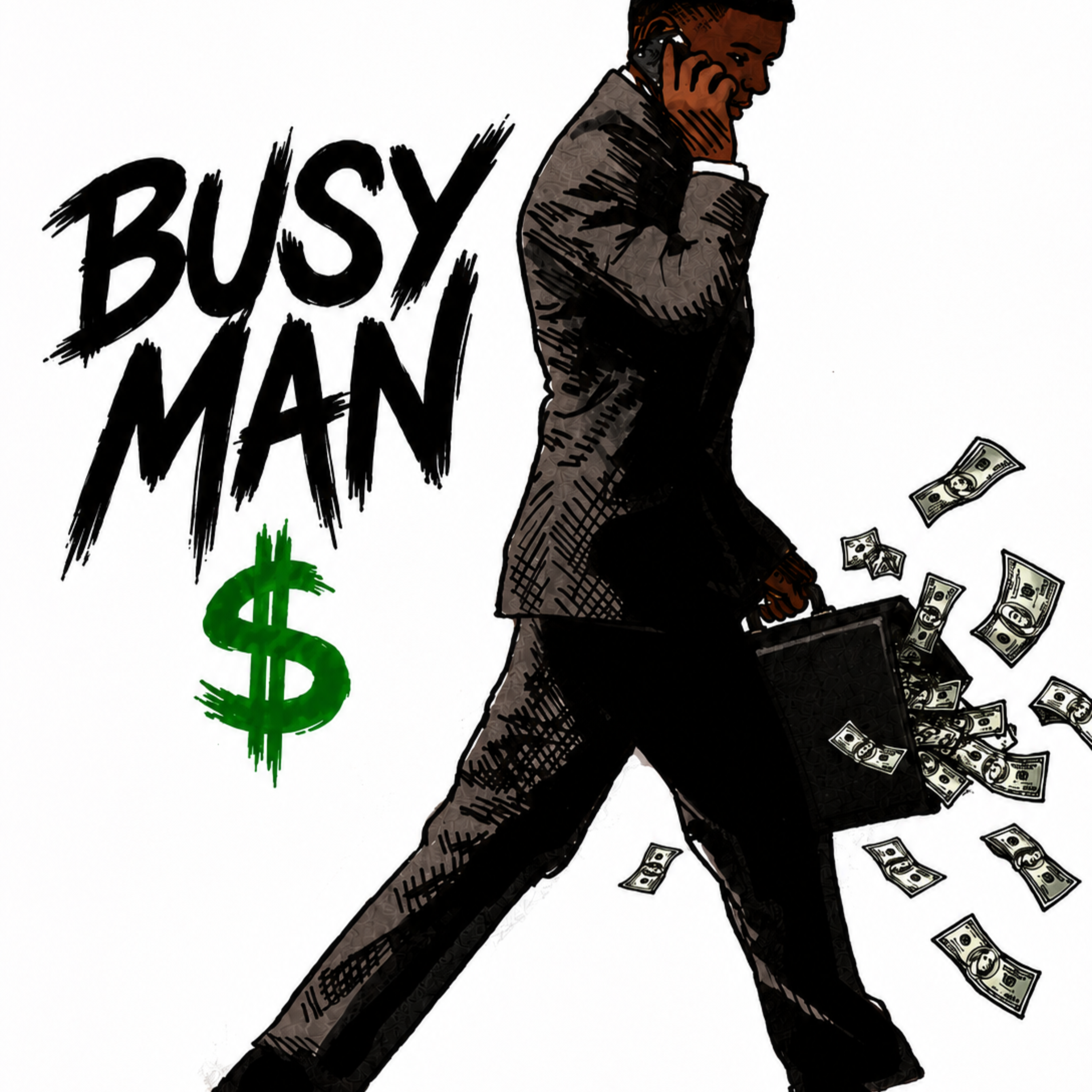 Busy Man by Tezdamenace cover art