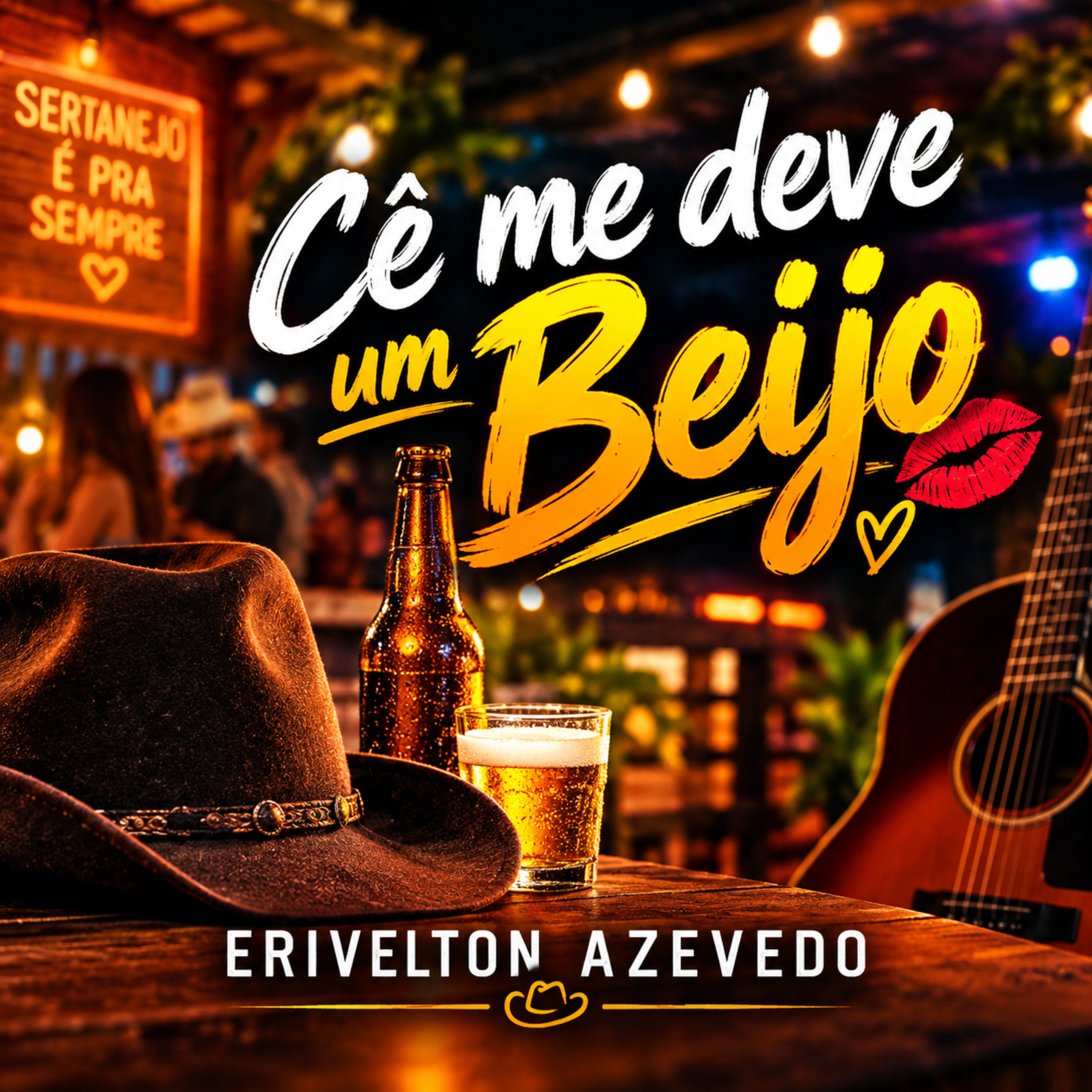 Cê me deve um beijo by Erivelton Azevedo cover art
