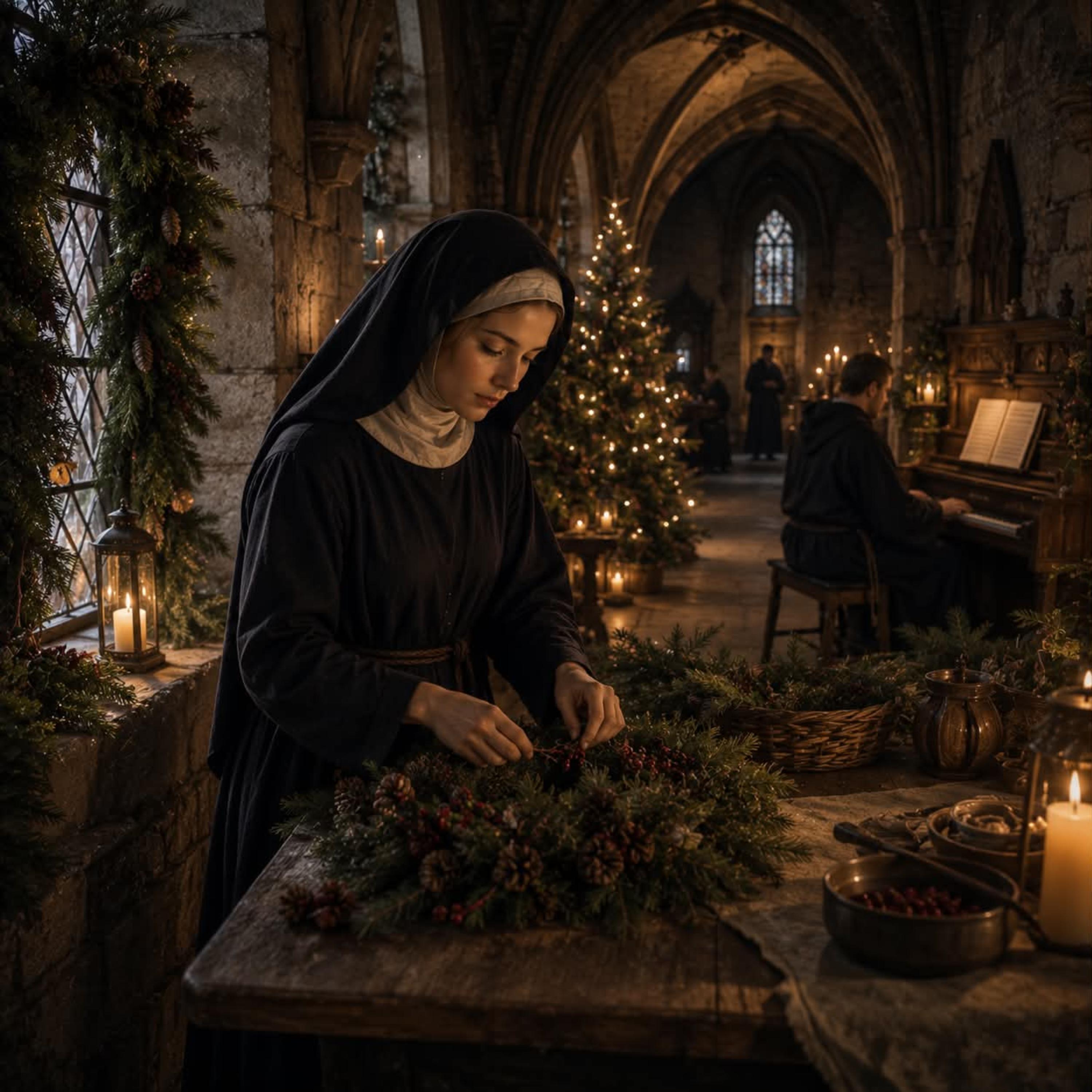 Christmas in the Cloister by Elara Moonvale cover art