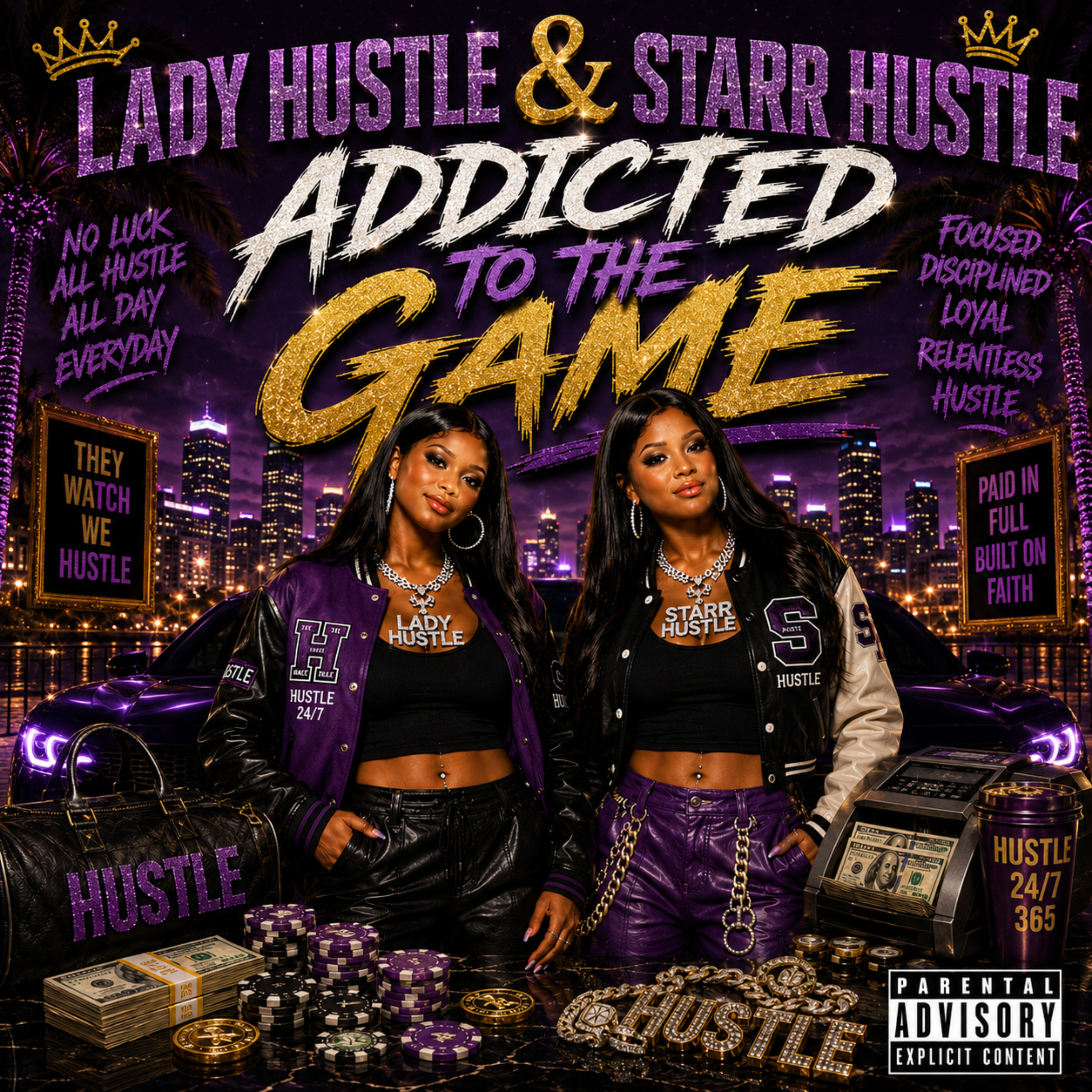 Addicted to the Game by Lady Hustle(Tha Lyricst) cover art