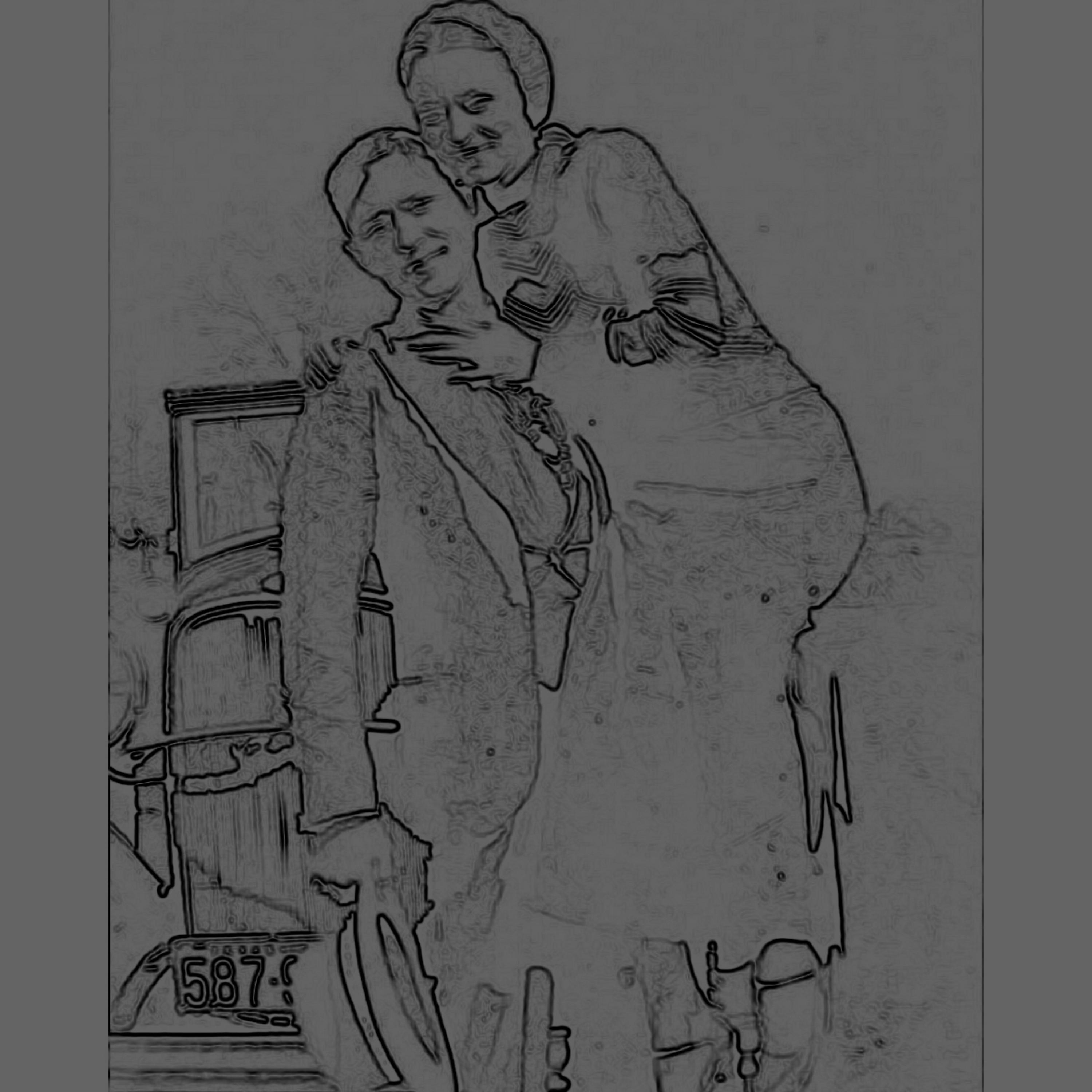 Bonnie & Clyde artwork